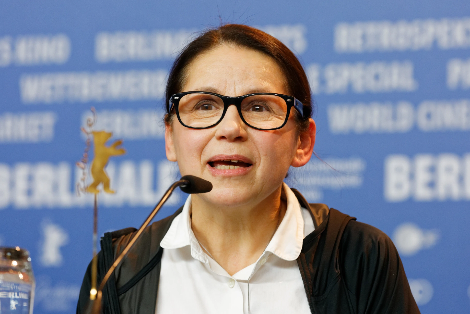 Ildikó Enyedi at an event for On Body and Soul (2017)