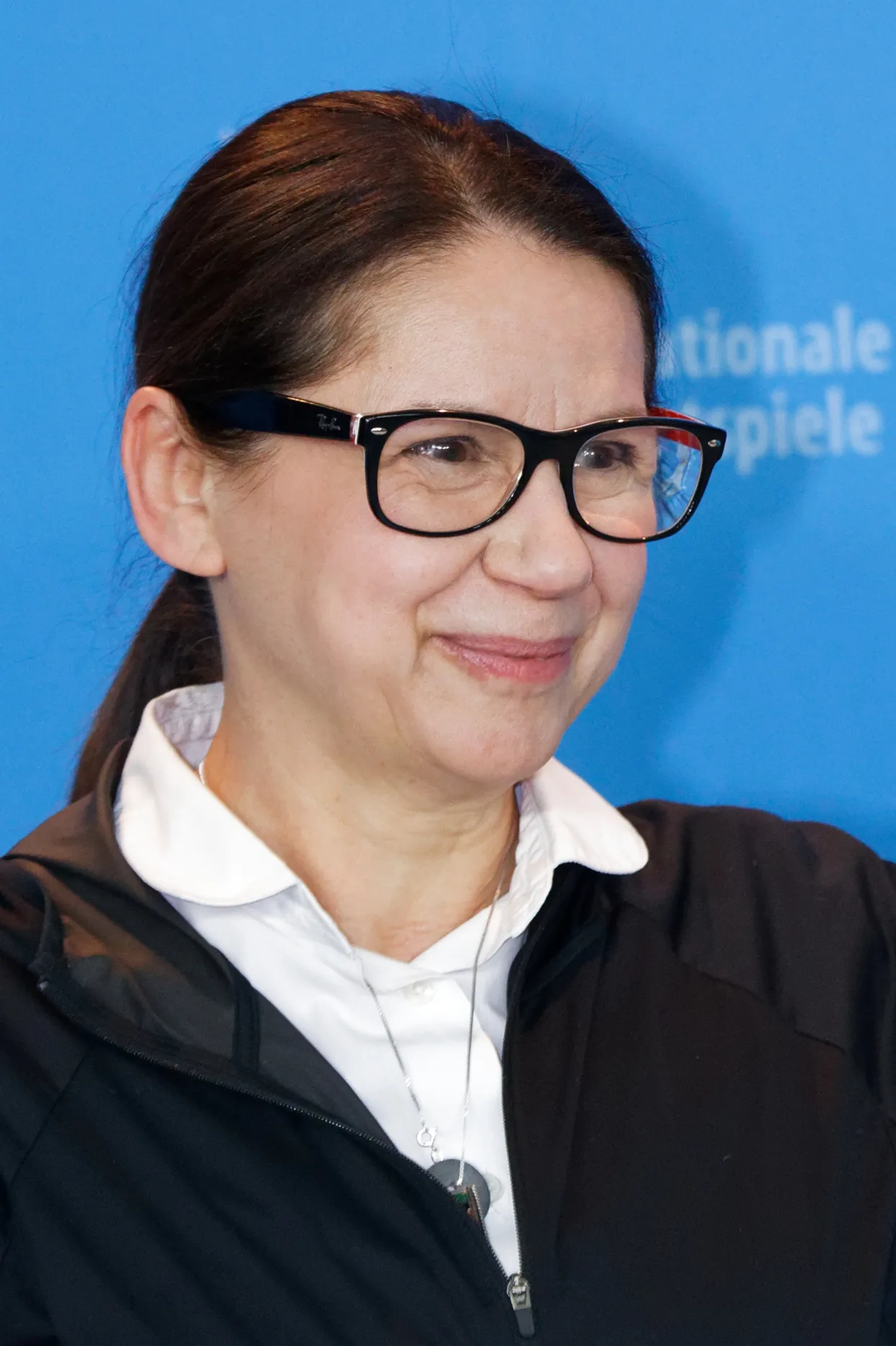 Ildikó Enyedi at an event for On Body and Soul (2017)