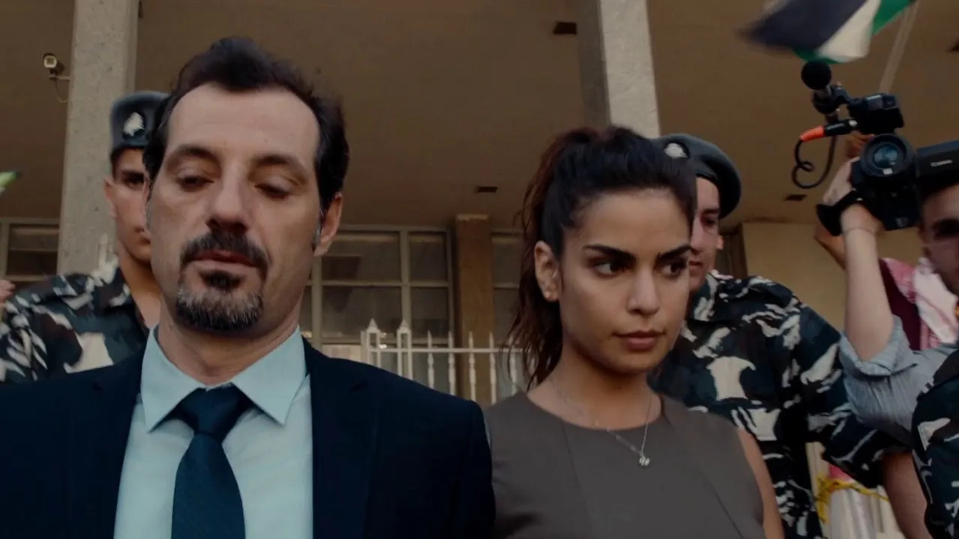 Adel Karam and Rita Hayek in The Insult (2017)