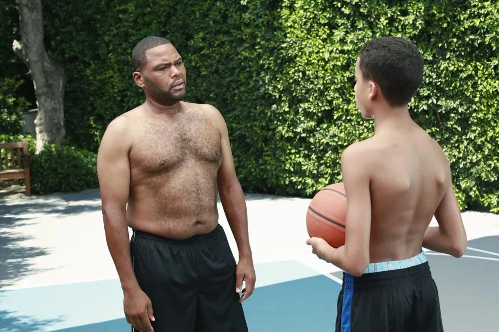 Anthony Anderson and Marcus Scribner in Black-ish (2014)