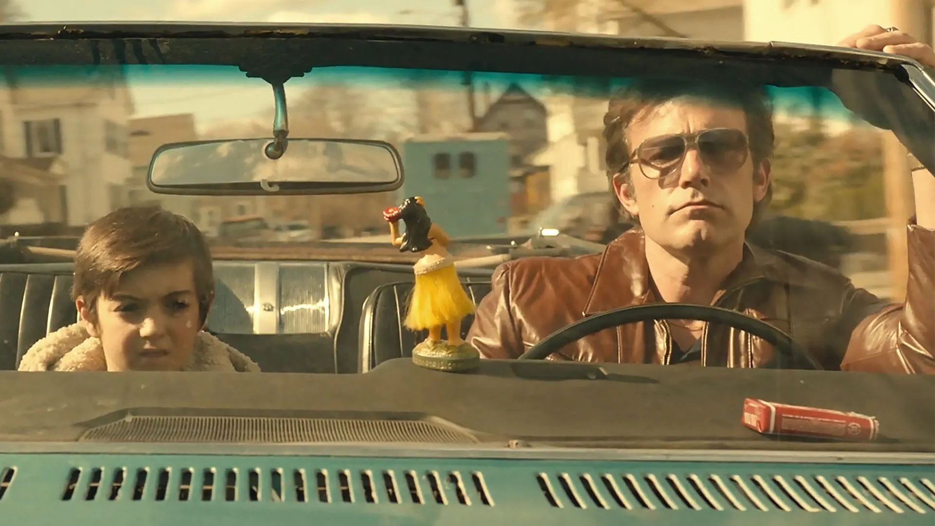 Ben Affleck and Daniel Ranieri in The Tender Bar (2021)