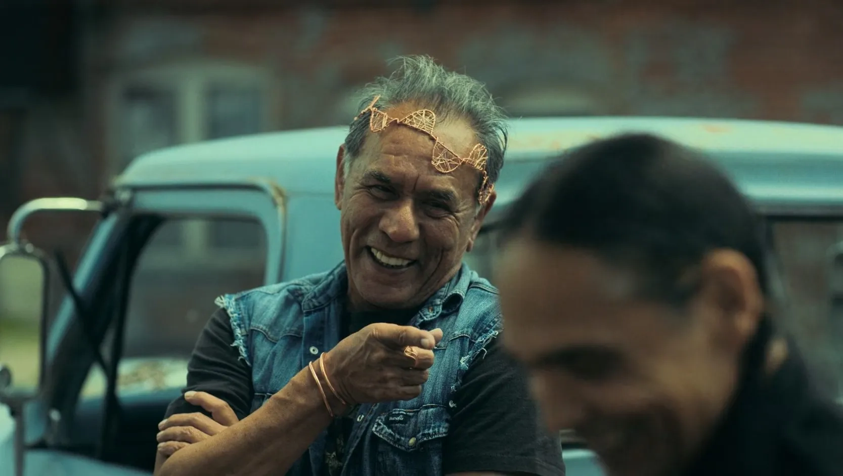 Zahn McClarnon and Wes Studi in Reservation Dogs (2021)