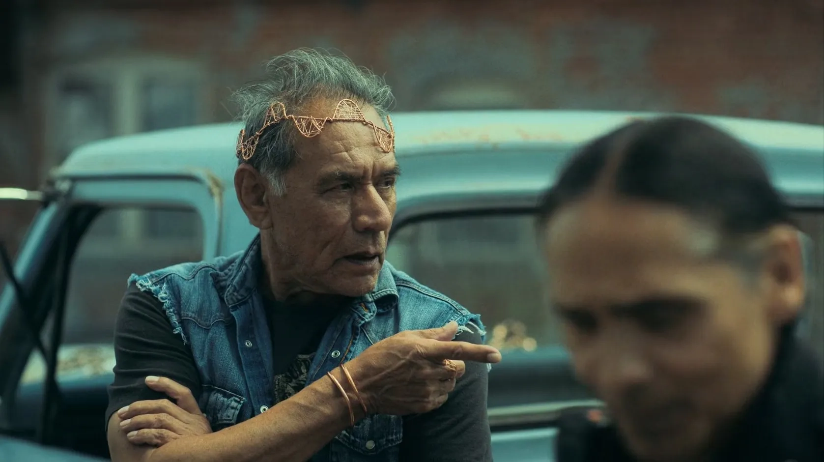 Zahn McClarnon and Wes Studi in Reservation Dogs (2021)