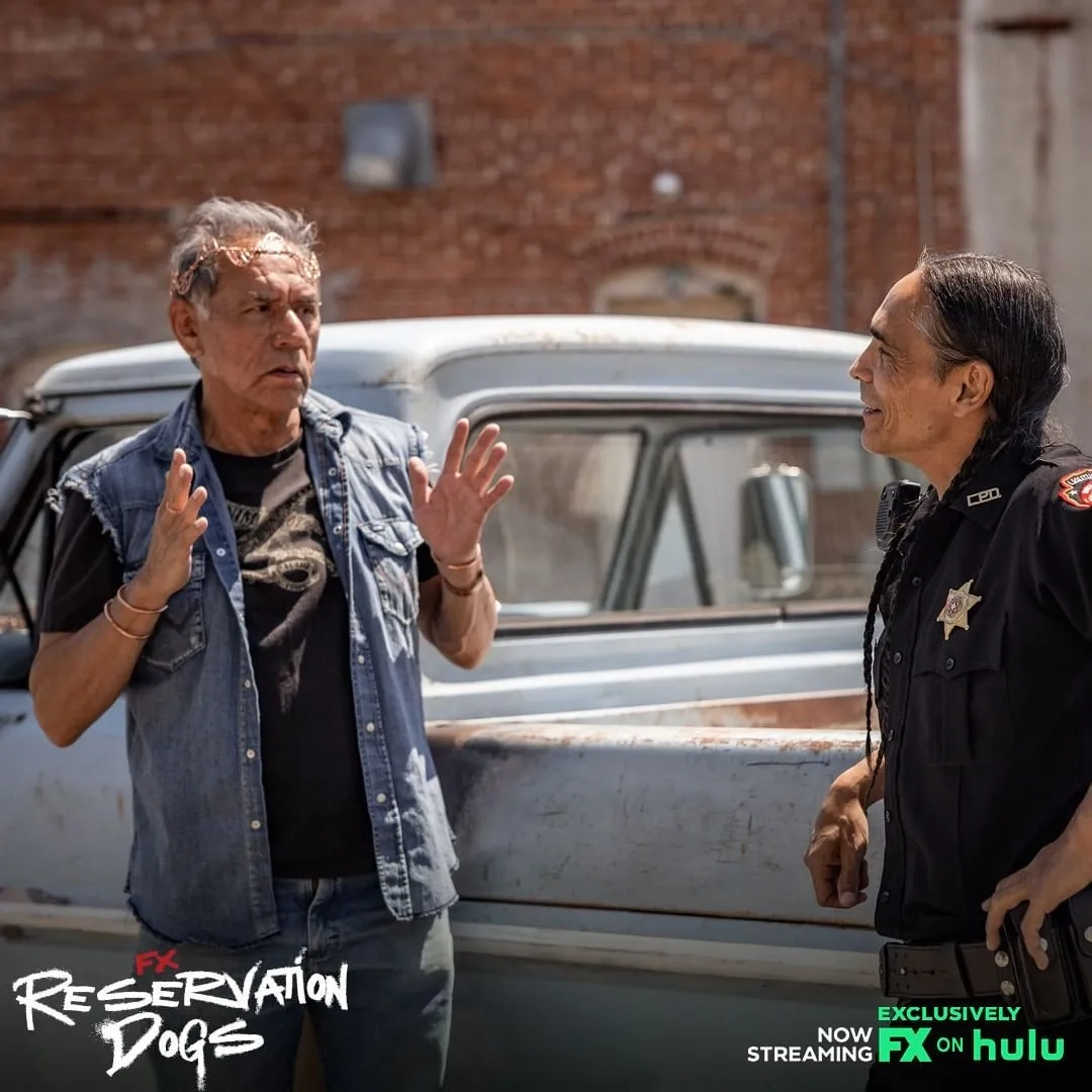 Zahn McClarnon and Wes Studi in Reservation Dogs (2021)
