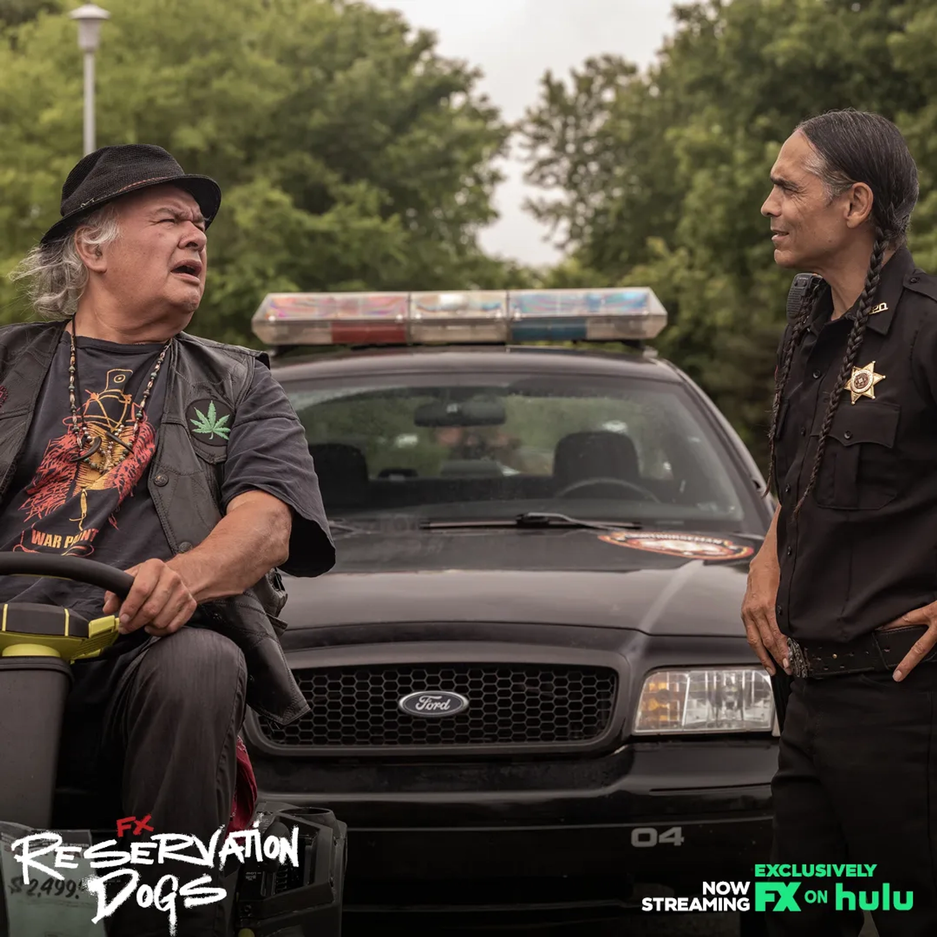 Gary Farmer and Zahn McClarnon in Reservation Dogs (2021)