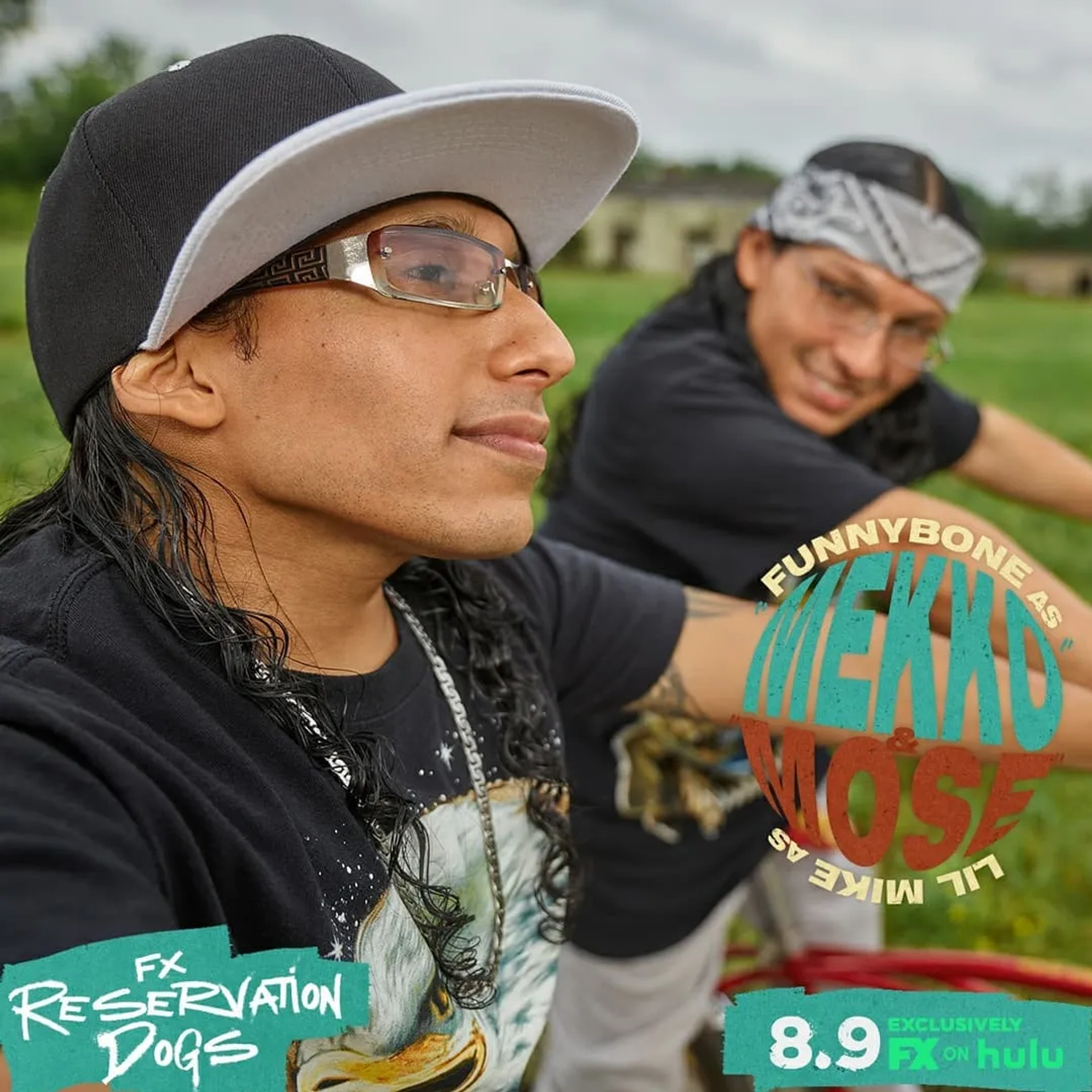 Funny Bone and Lil Mike in Reservation Dogs (2021)