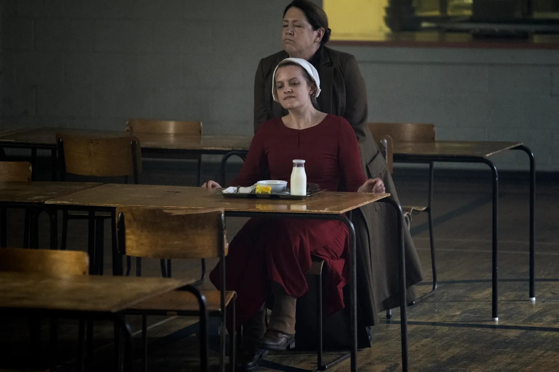 Elisabeth Moss and Ann Dowd in The Handmaid's Tale (2017)