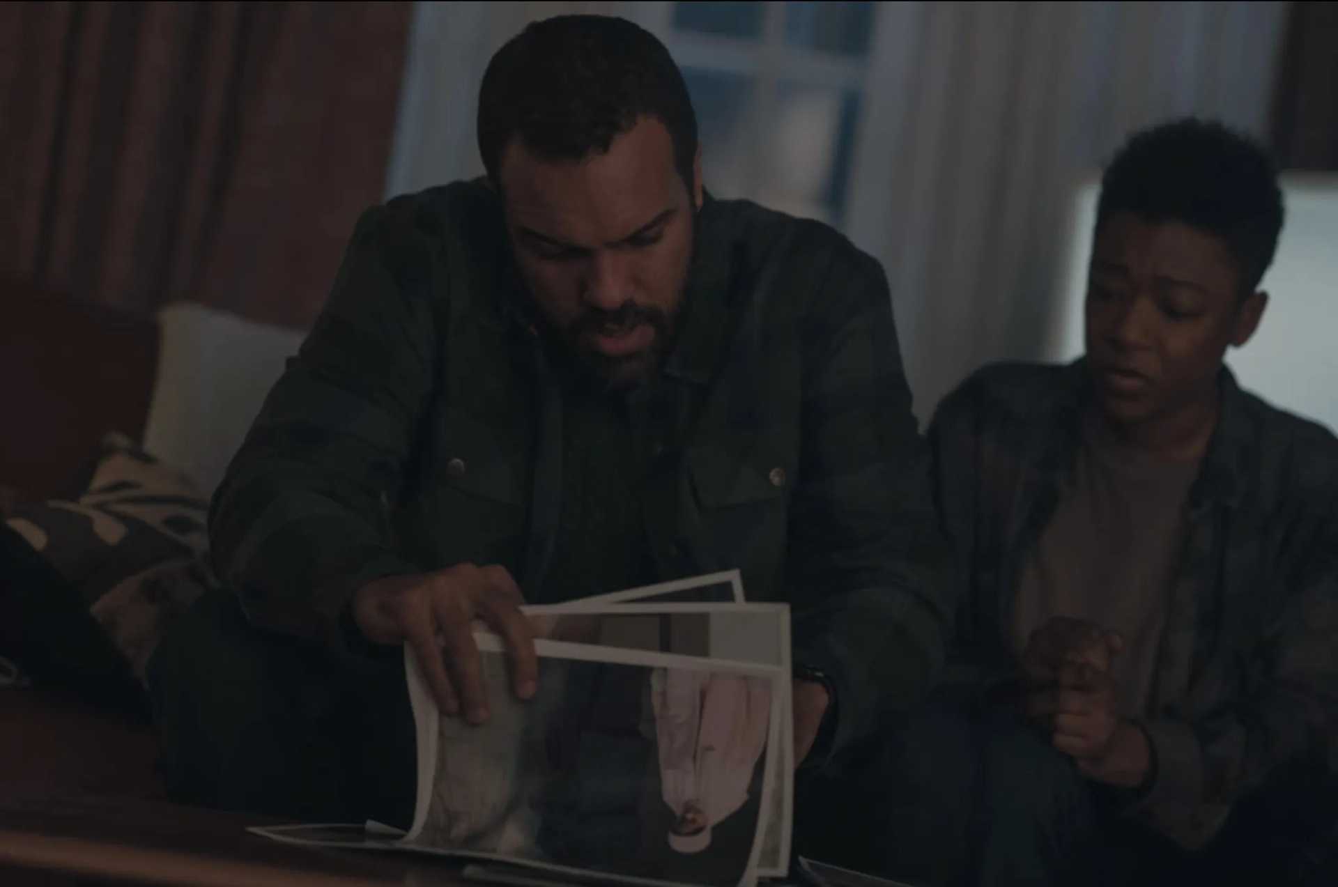 O-T Fagbenle and Samira Wiley in The Handmaid's Tale: Progress (2021)