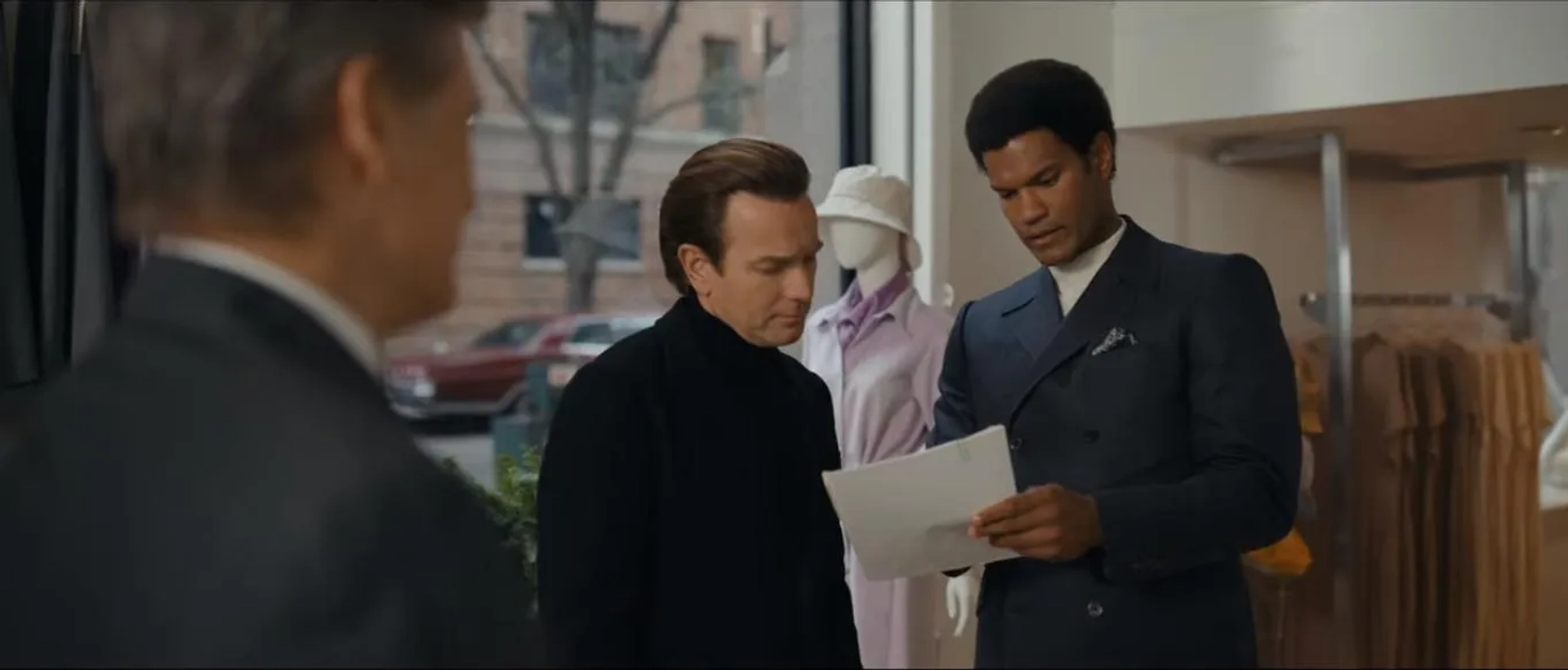 Ewan McGregor and Sullivan Jones in Halston: Versailles (2021)