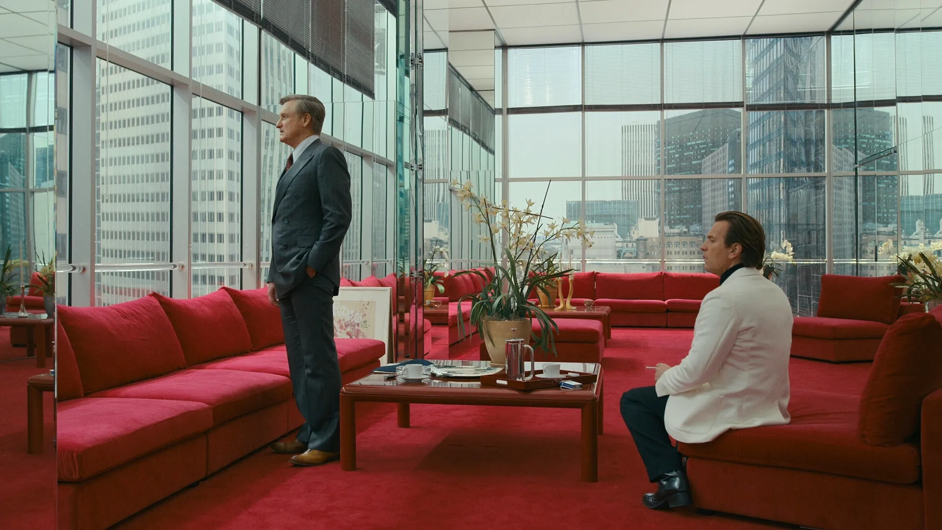 Ewan McGregor and Bill Pullman in Halston: The Party's Over (2021)