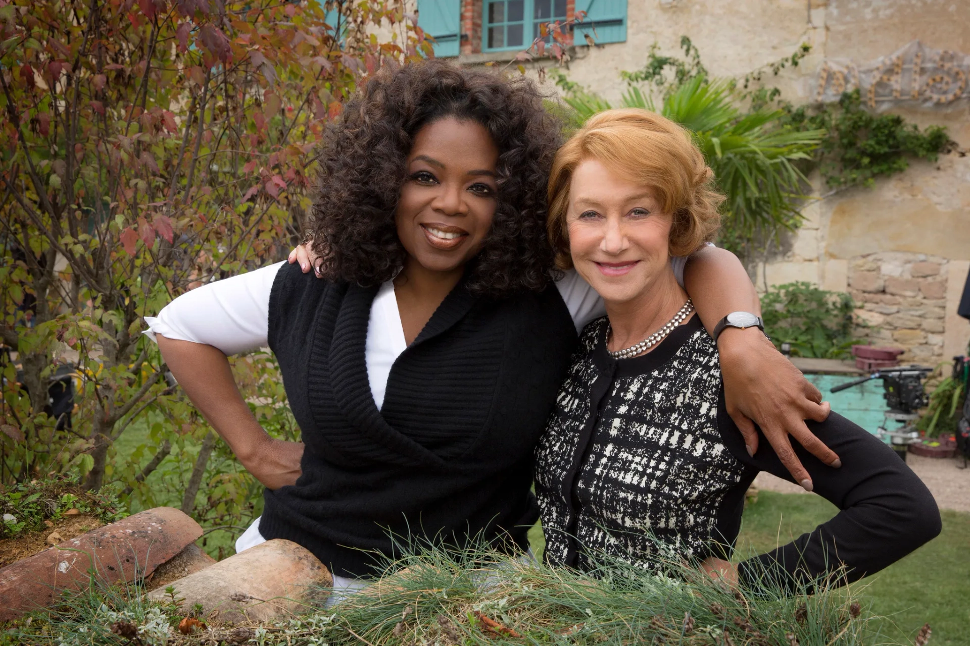 Helen Mirren and Oprah Winfrey in The Hundred-Foot Journey (2014)