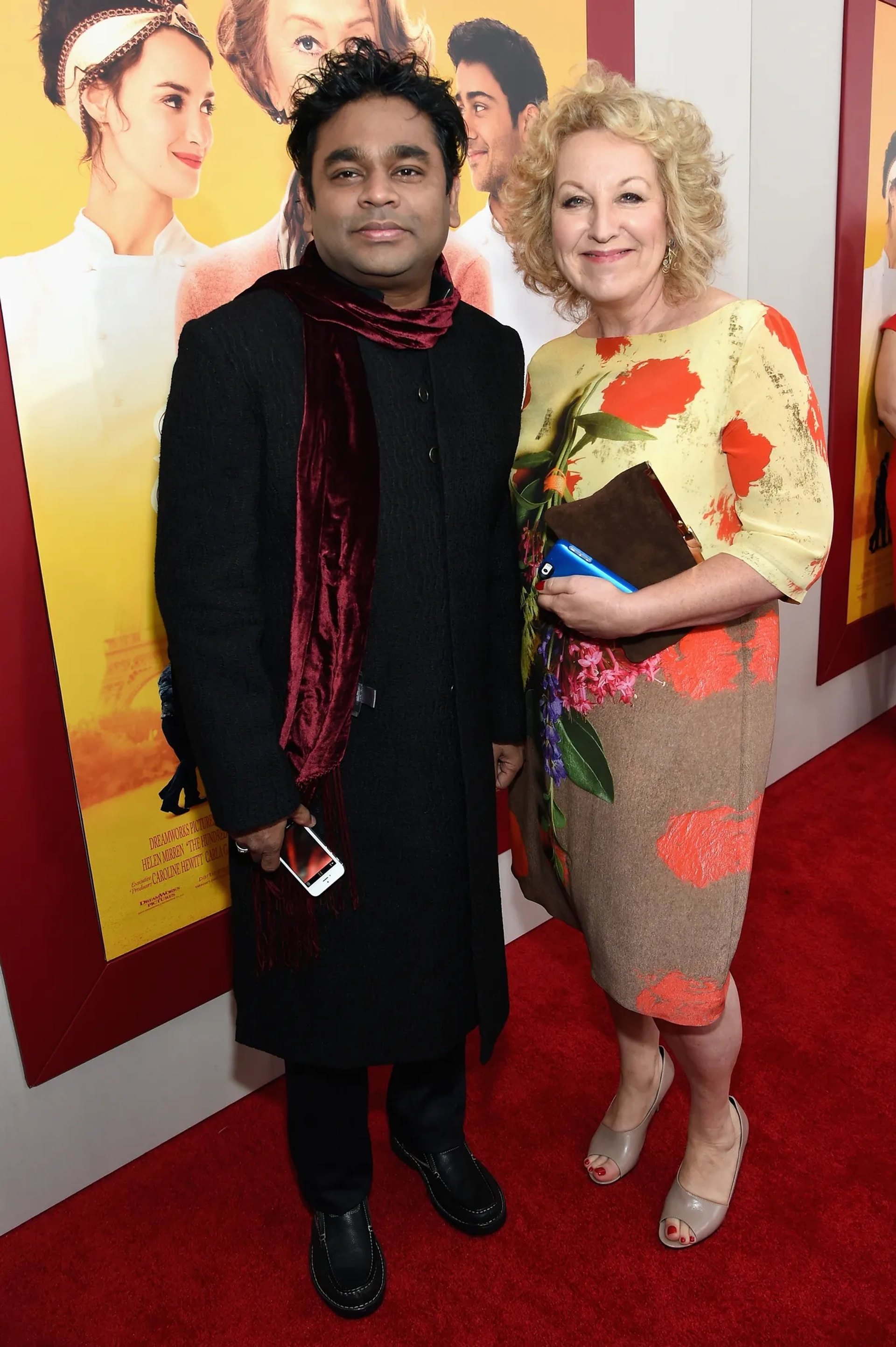 A.R. Rahman and Juliet Blake at an event for The Hundred-Foot Journey (2014)