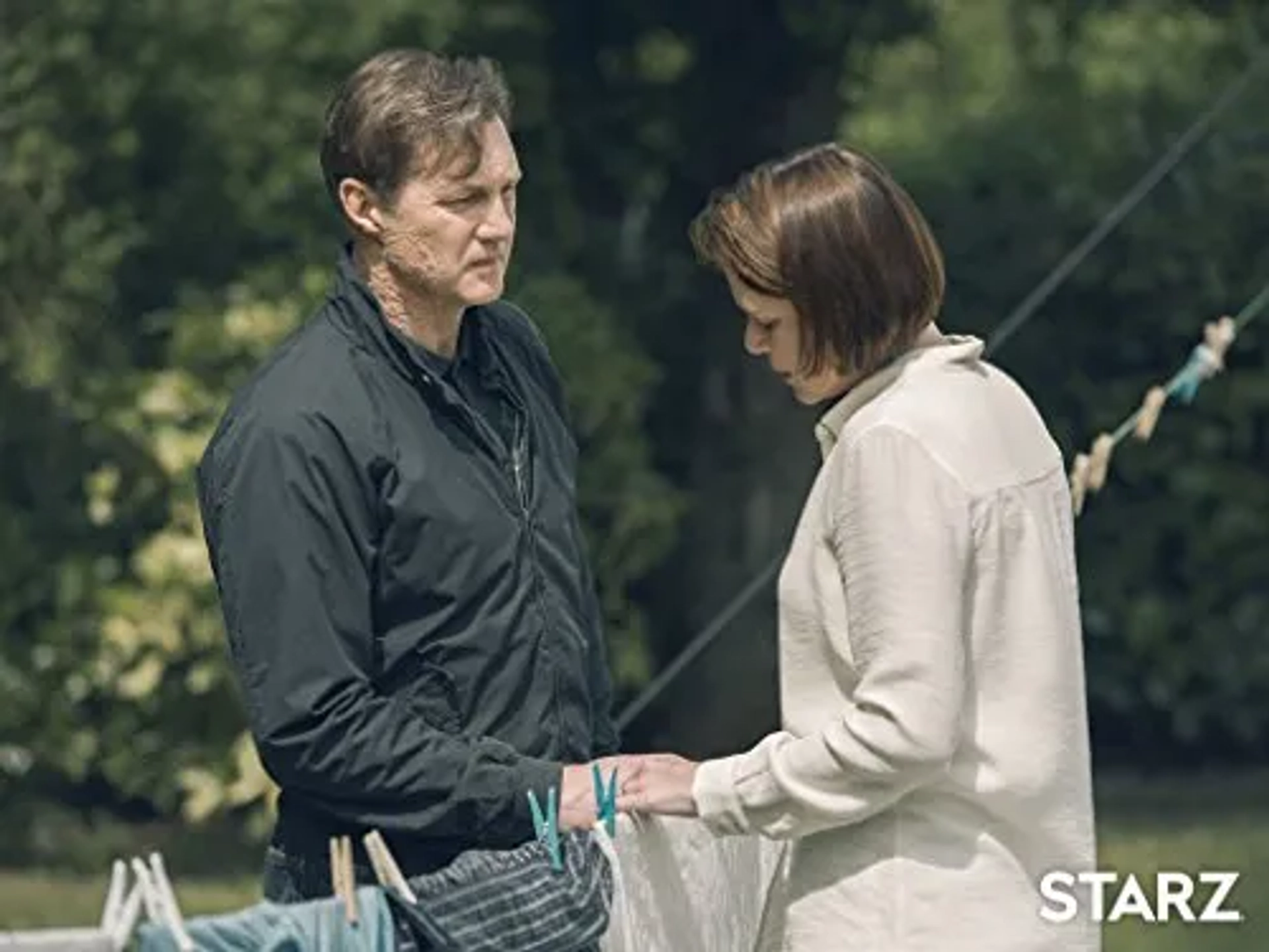 Keeley Hawes and David Morrissey in The Missing (2014)