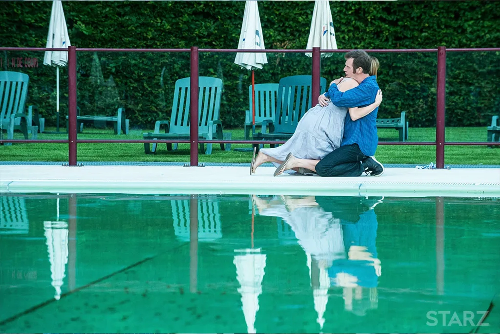 Jason Flemyng and Frances O'Connor in The Missing (2014)