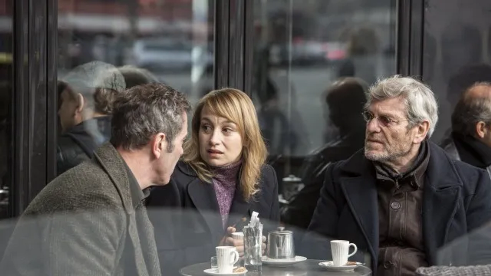 Tchéky Karyo, James Nesbitt, Anamaria Marinca, and Csaba Bartos in The Missing (2014)