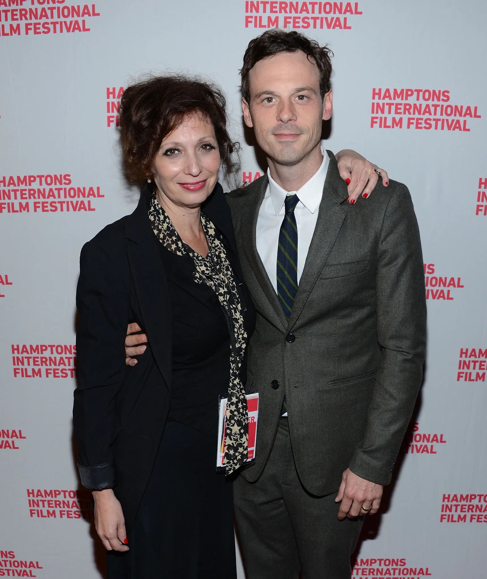 Lina Todd and Scoot McNairy at an event for Argo (2012)