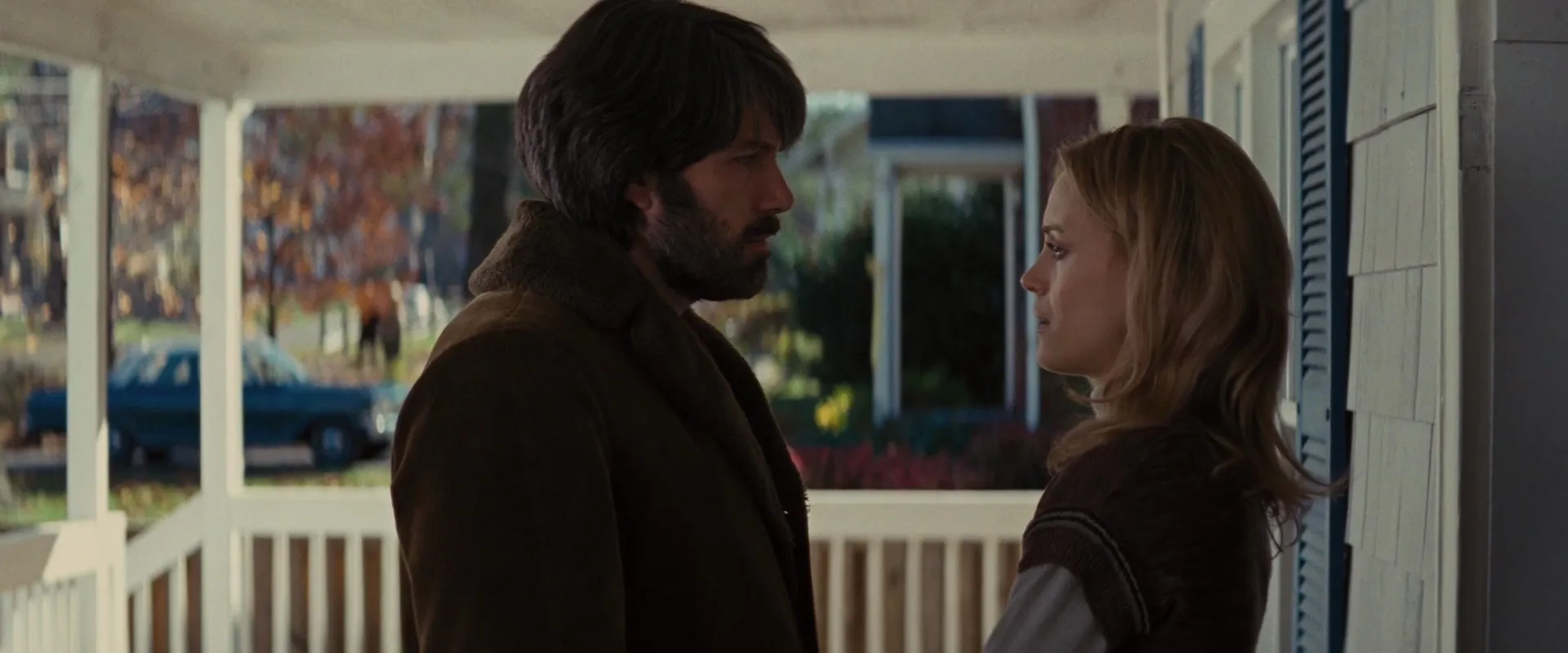 Ben Affleck and Taylor Schilling in Argo (2012)