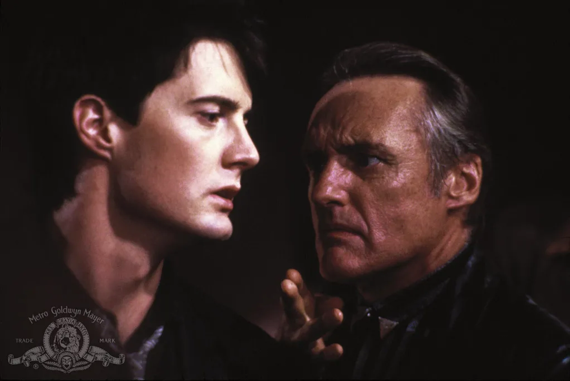 Dennis Hopper and Kyle MacLachlan in Blue Velvet (1986)