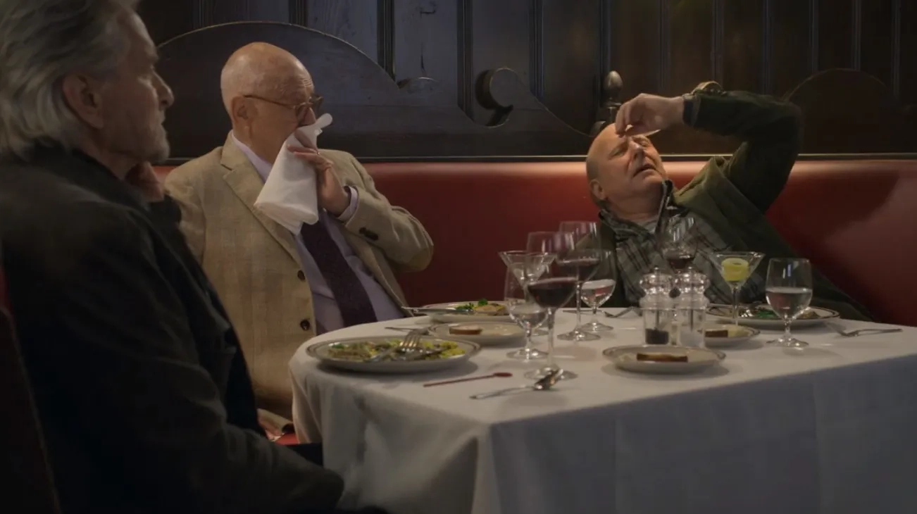 Michael Douglas, Alan Arkin, and Paul Reiser in The Kominsky Method: Chapter 13. A Shenckman Equivocates (2019)