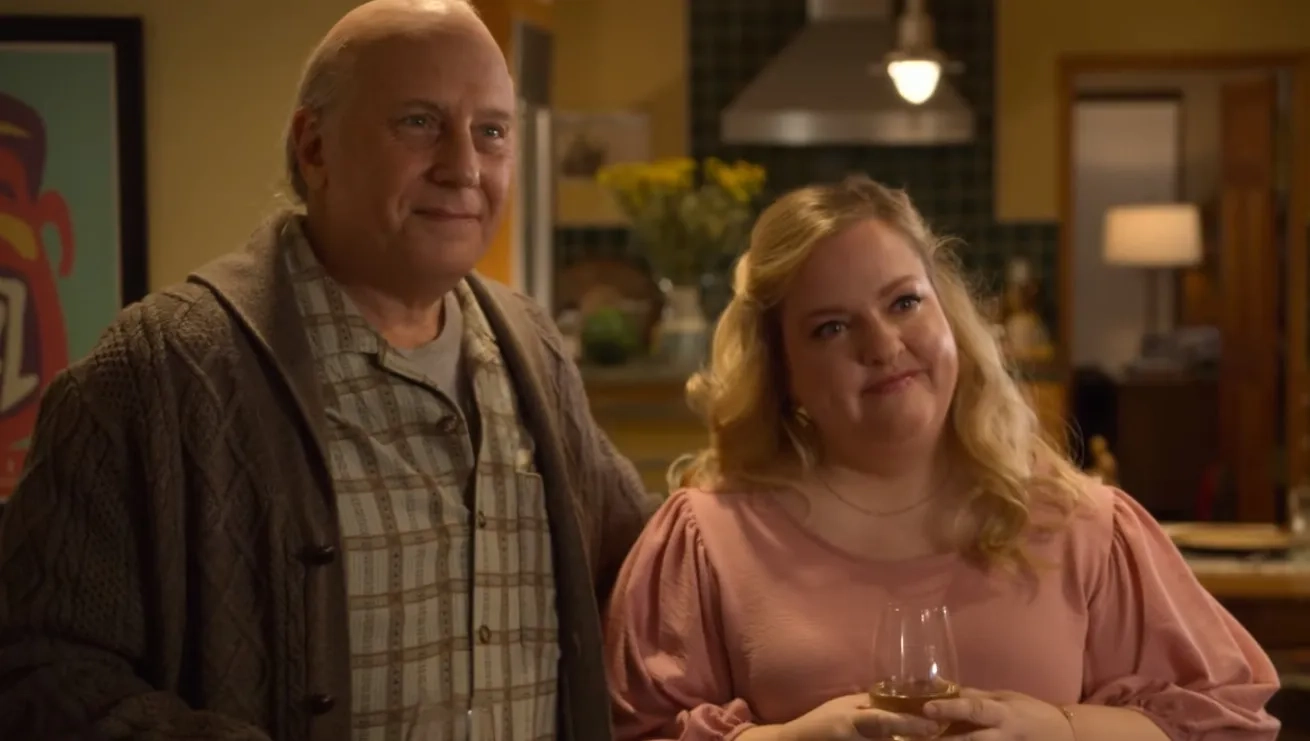 Paul Reiser and Sarah Baker in The Kominsky Method: Chapter 10. An Old Flame, an Old Wick (2019)