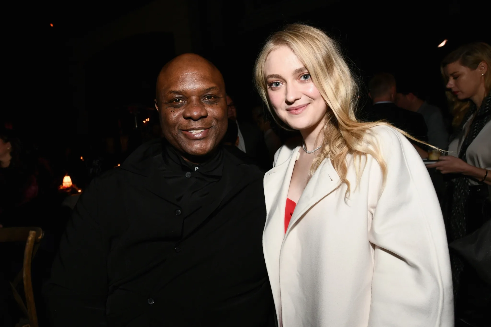 Dakota Fanning and Robert Wisdom at an event for The Alienist (2018)