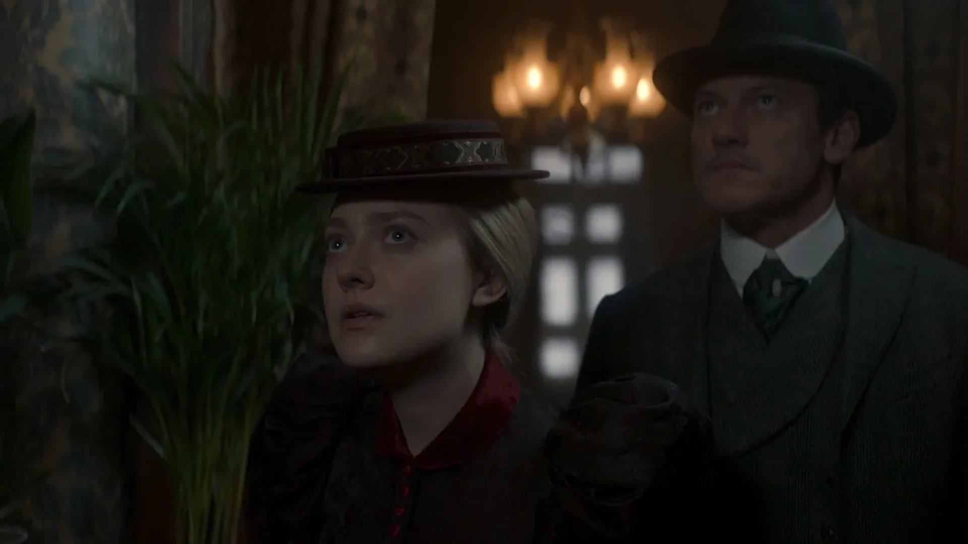 Dakota Fanning and Luke Evans in The Alienist (2018)