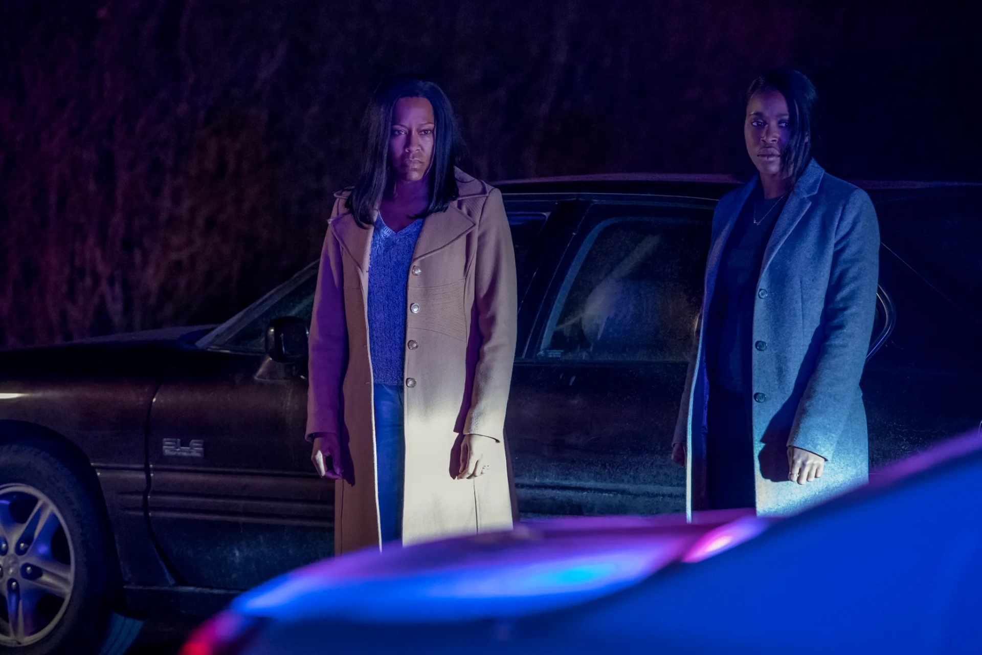 Regina King and Clare-Hope Ashitey in Seven Seconds (2018)