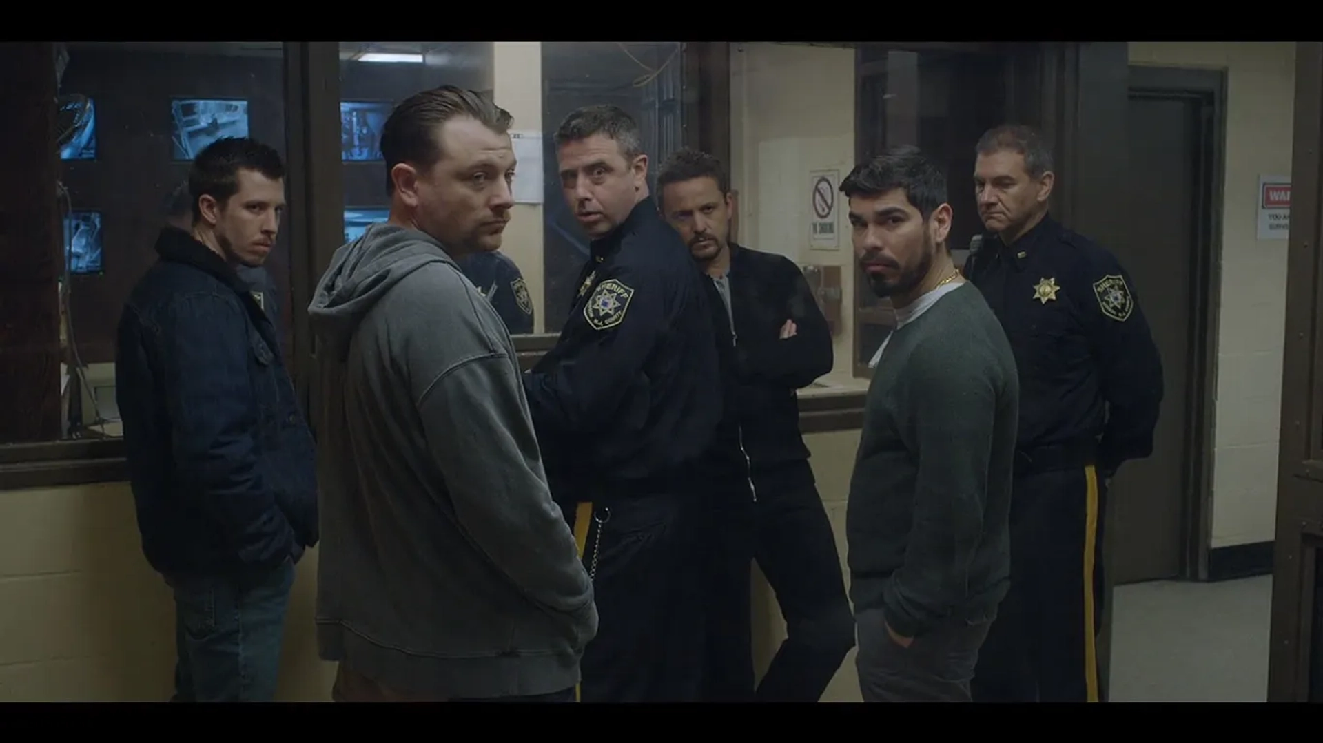 Mike Keller, Raúl Castillo, David Lyons, Patrick Murney, and Beau Knapp in Seven Seconds (2018)