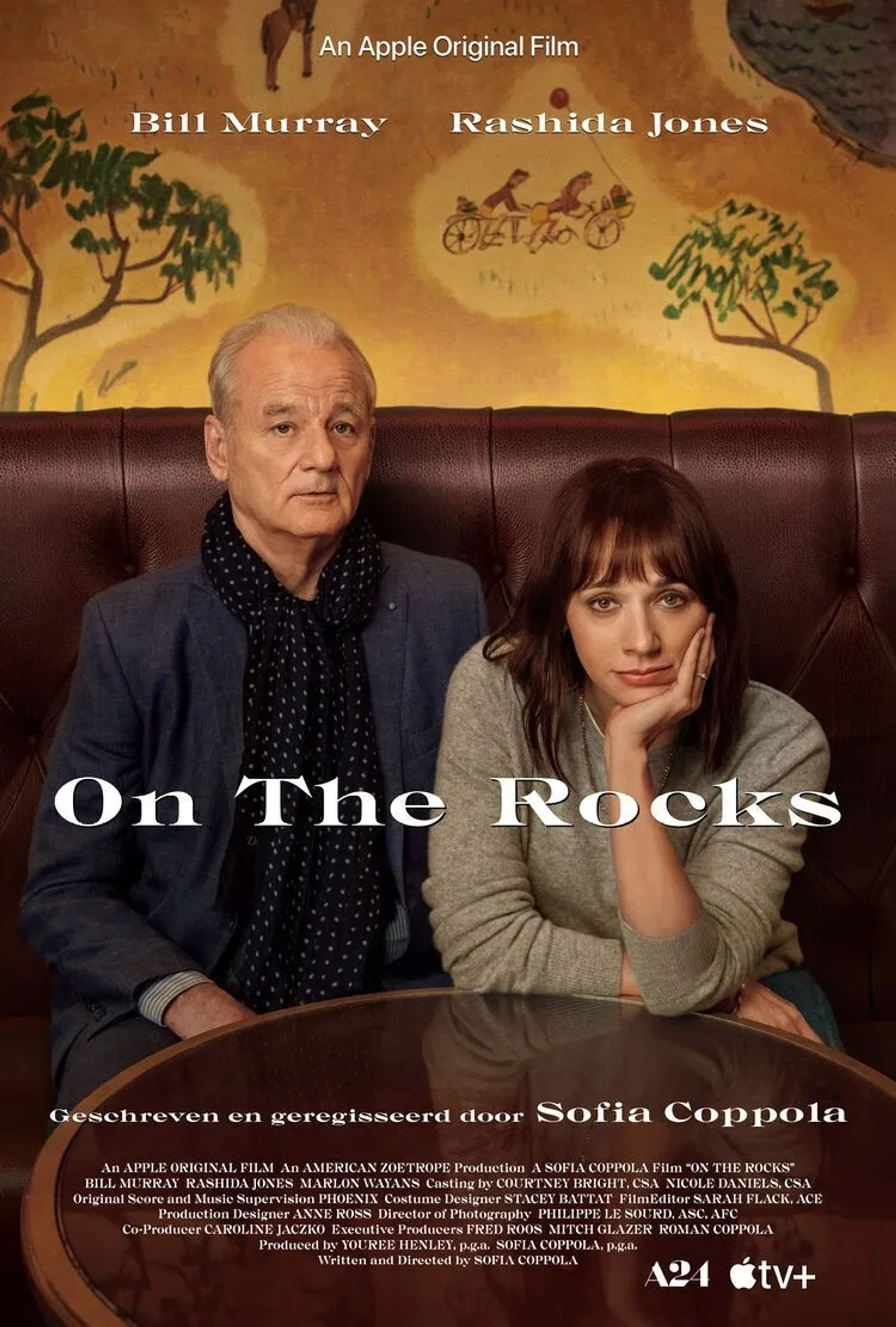 Bill Murray and Rashida Jones in On the Rocks (2020)