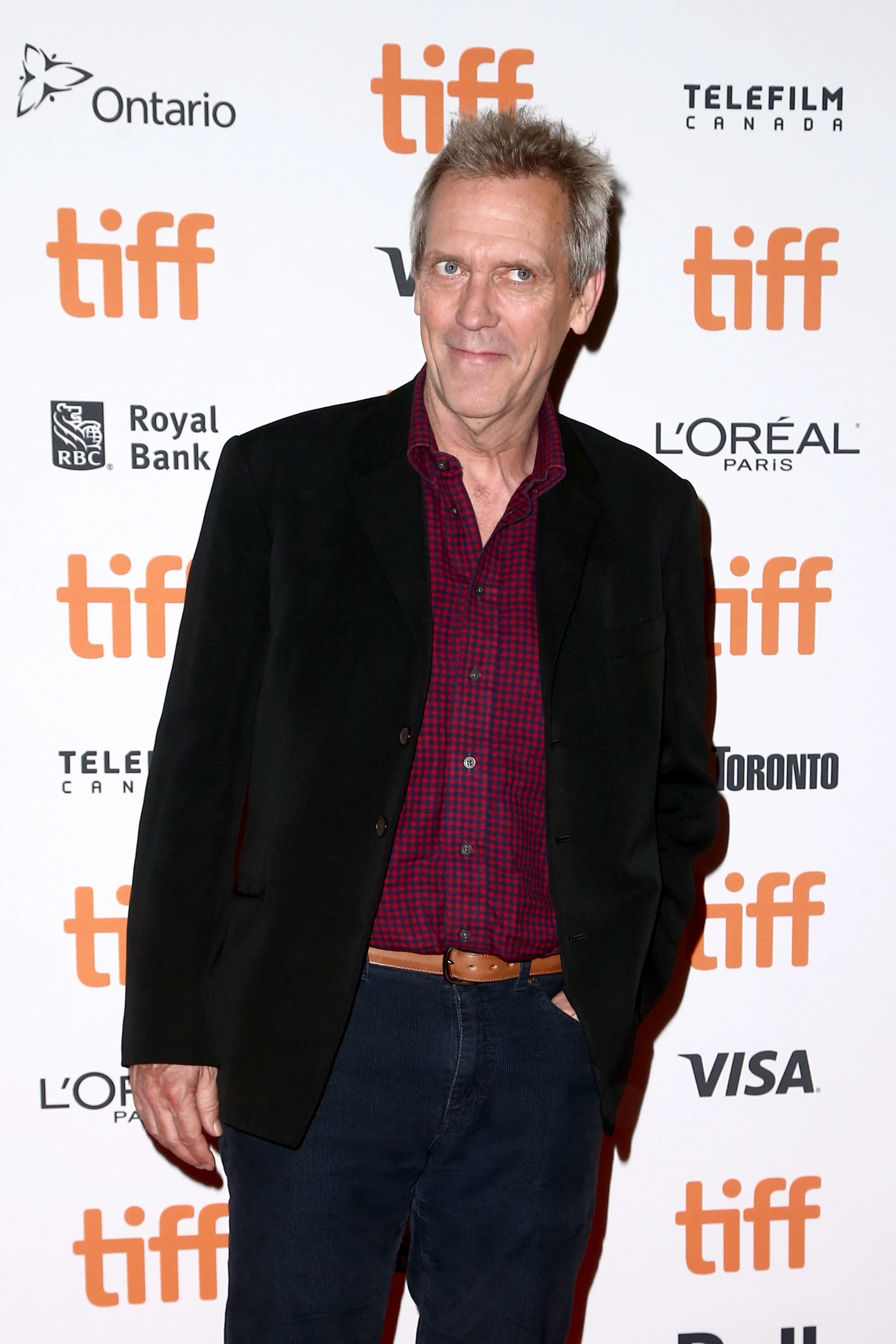 Hugh Laurie at an event for The Personal History of David Copperfield (2019)