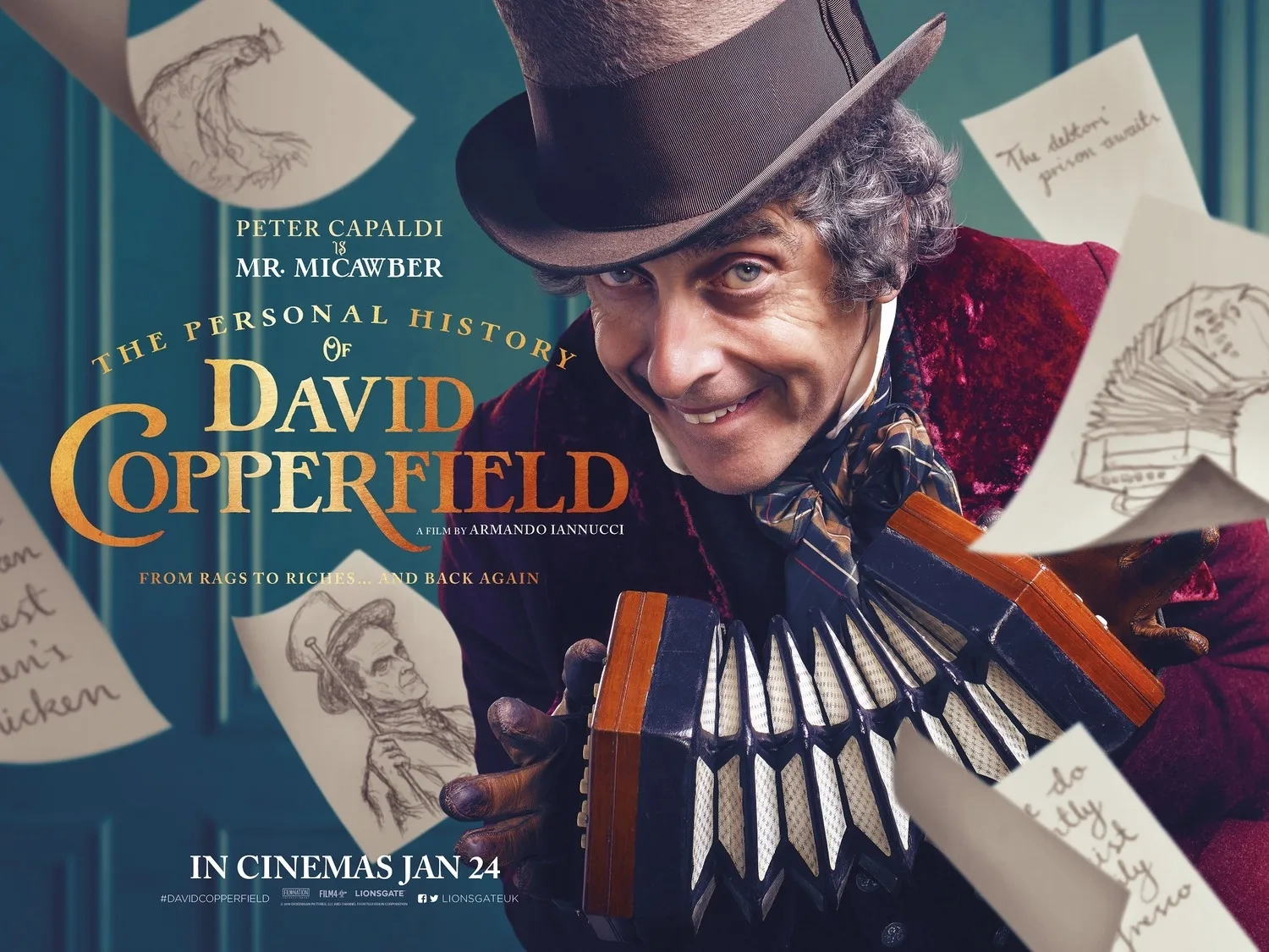 Peter Capaldi in The Personal History of David Copperfield (2019)