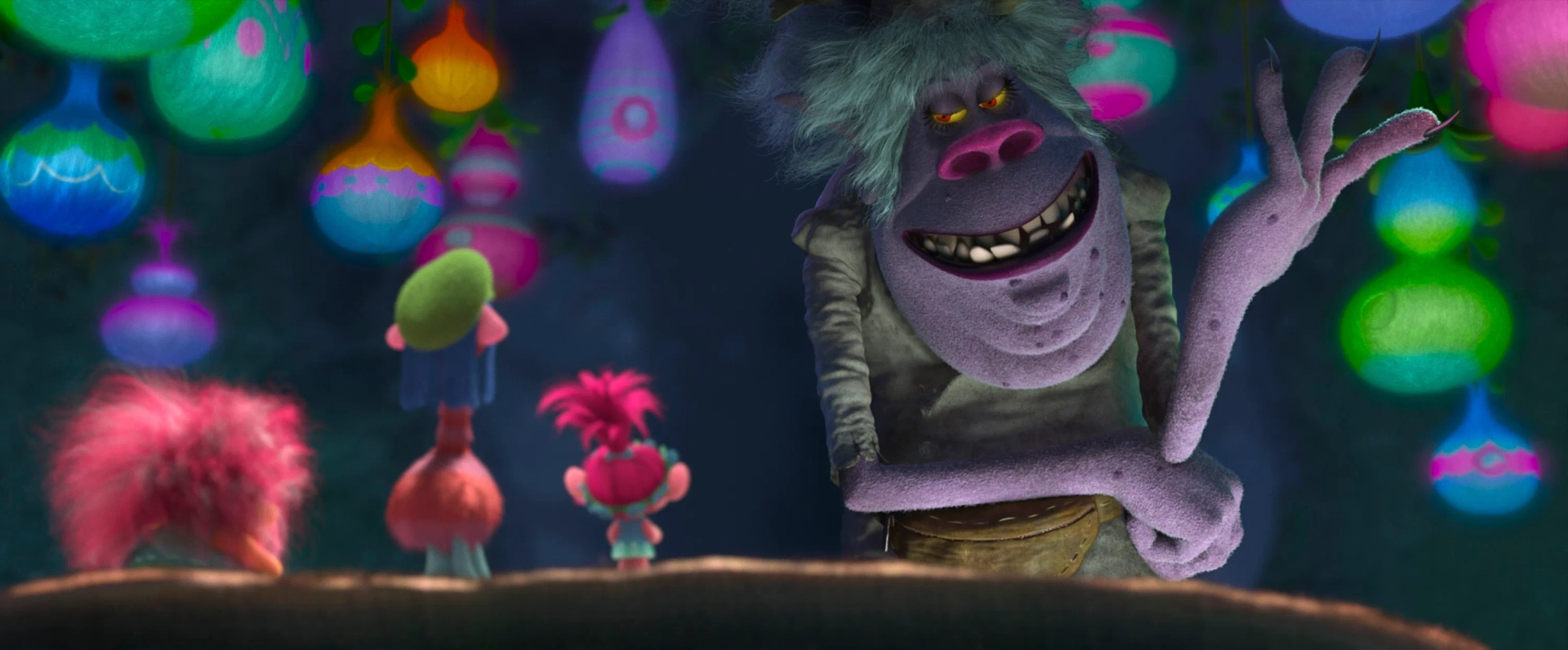 Jeffrey Tambor, Christine Baranski, Anna Kendrick, and Ron Funches in Trolls (2016)