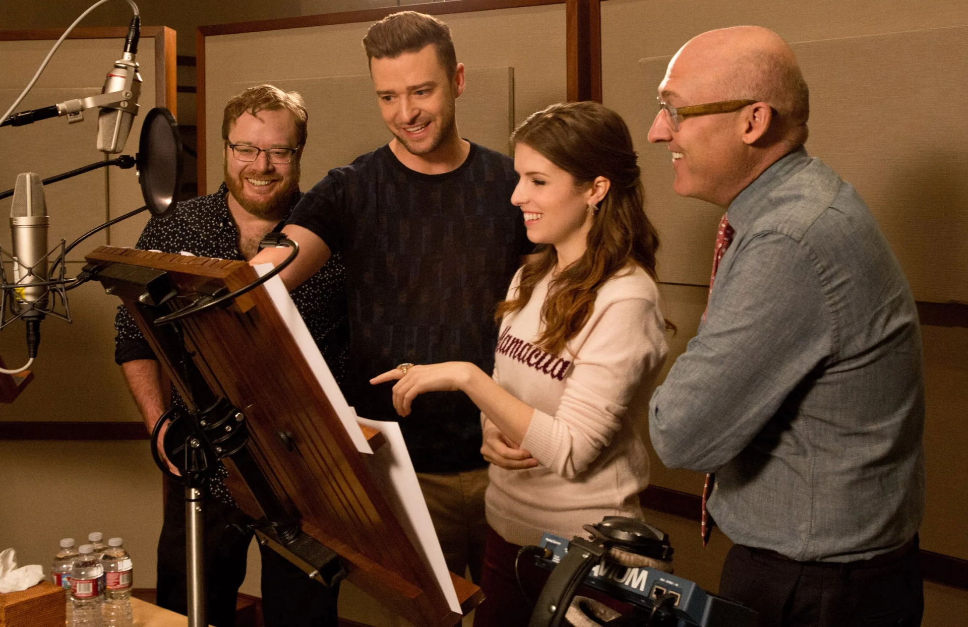 Justin Timberlake, Walt Dohrn, Anna Kendrick, and Mike Mitchell in Trolls (2016)