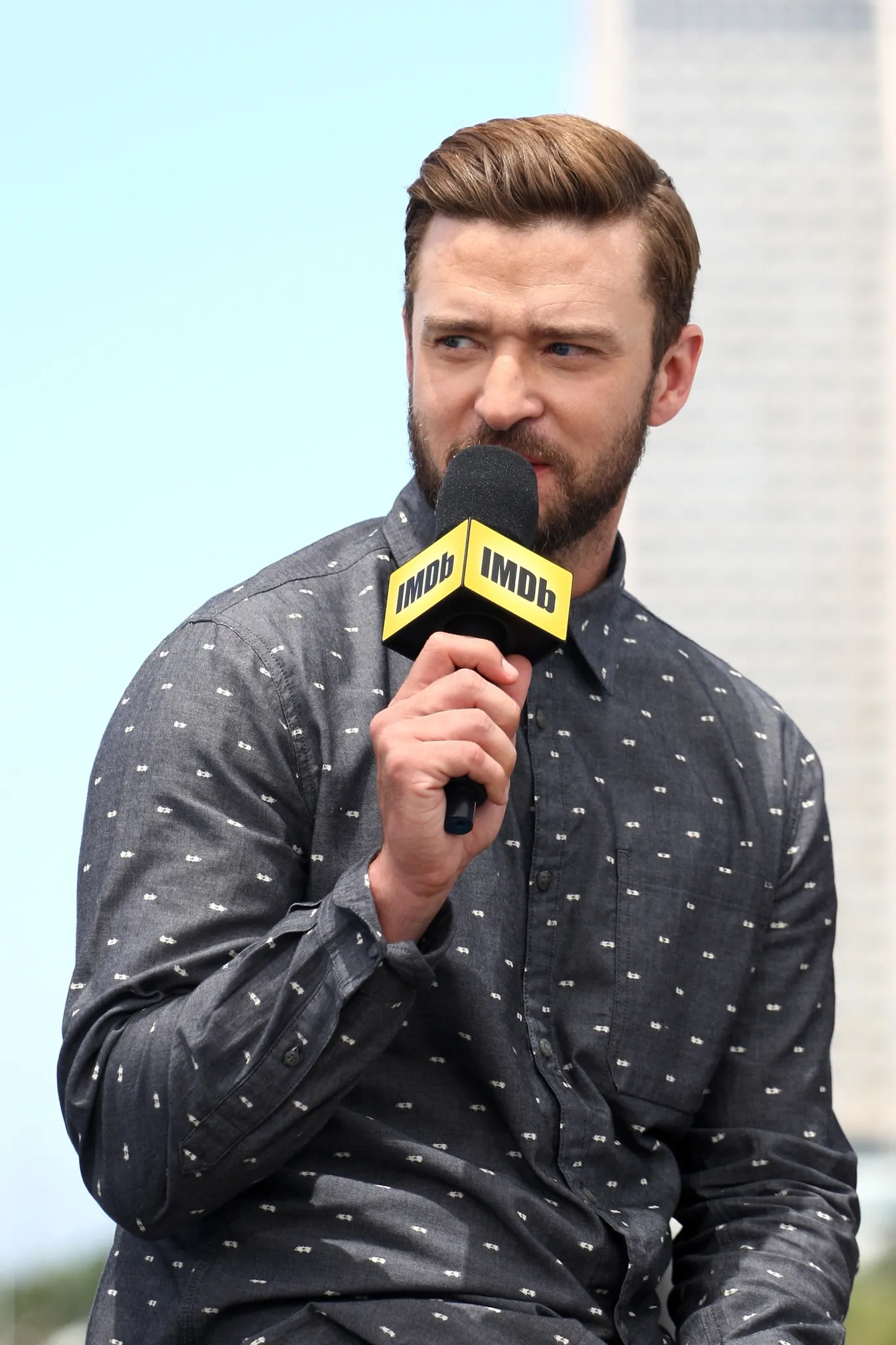 Justin Timberlake at an event for Trolls (2016)