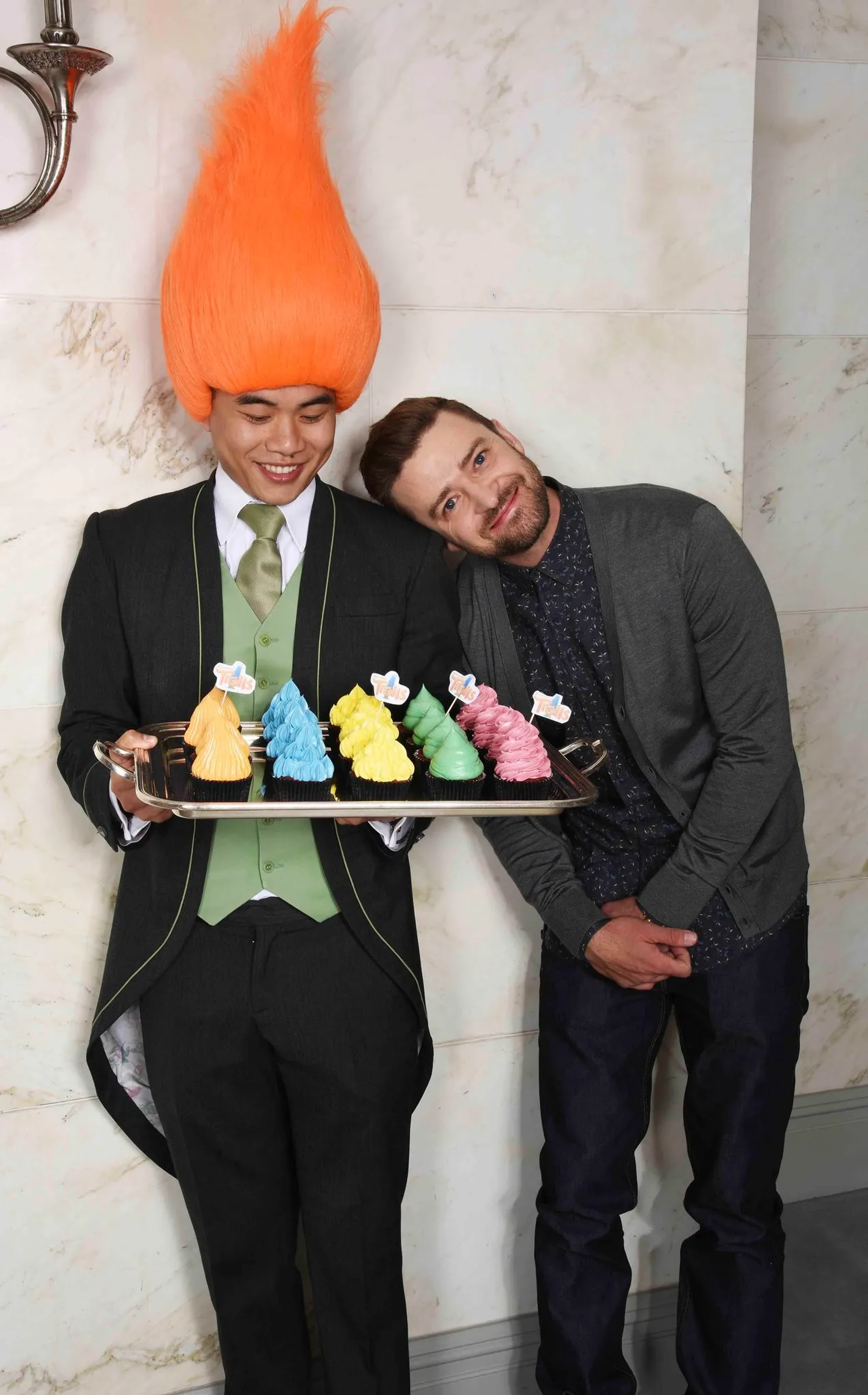 Justin Timberlake at an event for Trolls (2016)