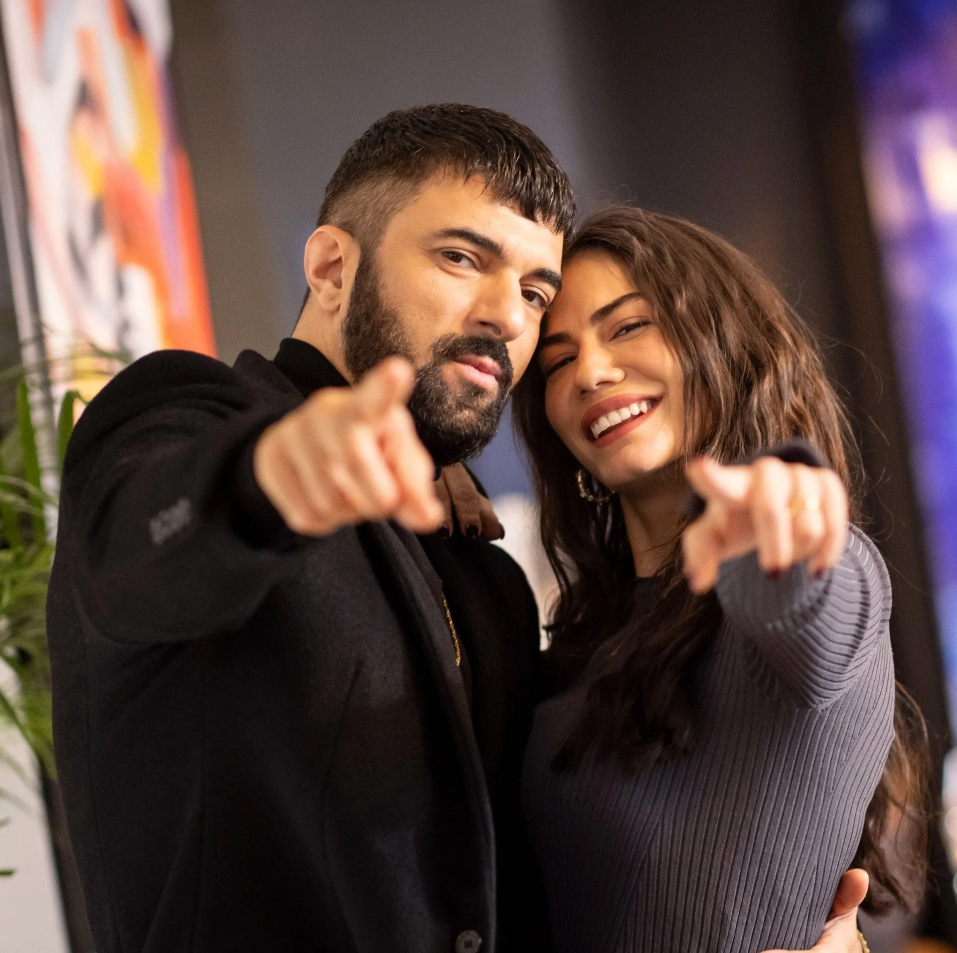 Engin Akyürek and Demet Özdemir in My Name Is Farah (2023)