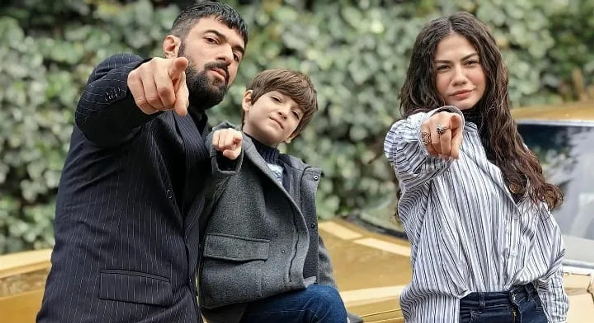 Rastin Paknahad, Engin Akyürek, and Demet Özdemir in My Name Is Farah (2023)