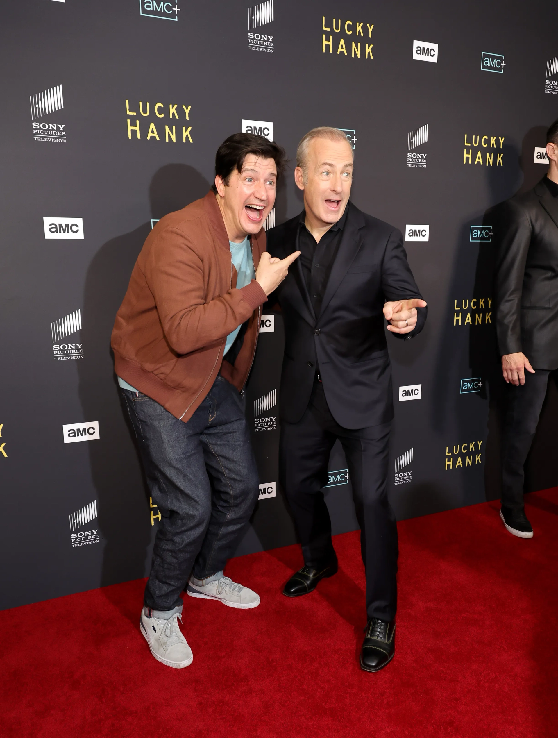 Ken Marino and Bob Odenkirk at an event for Lucky Hank (2023)