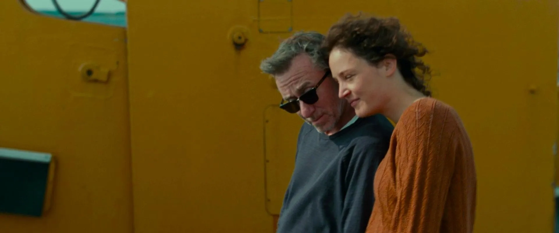 Tim Roth and Vicky Krieps in Bergman Island (2021)