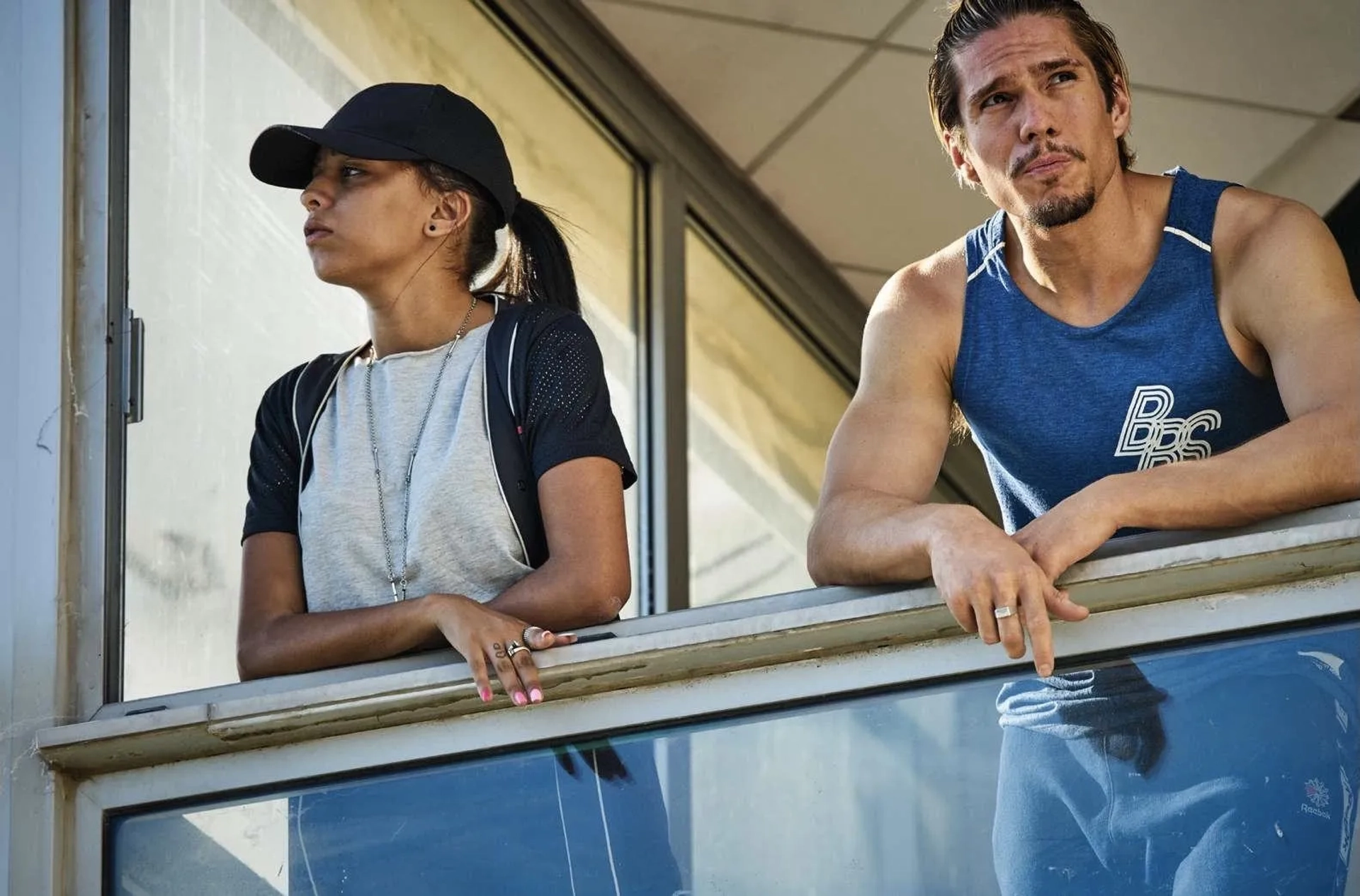 François Civil and Kenza Fortas in The Stronghold (2020)