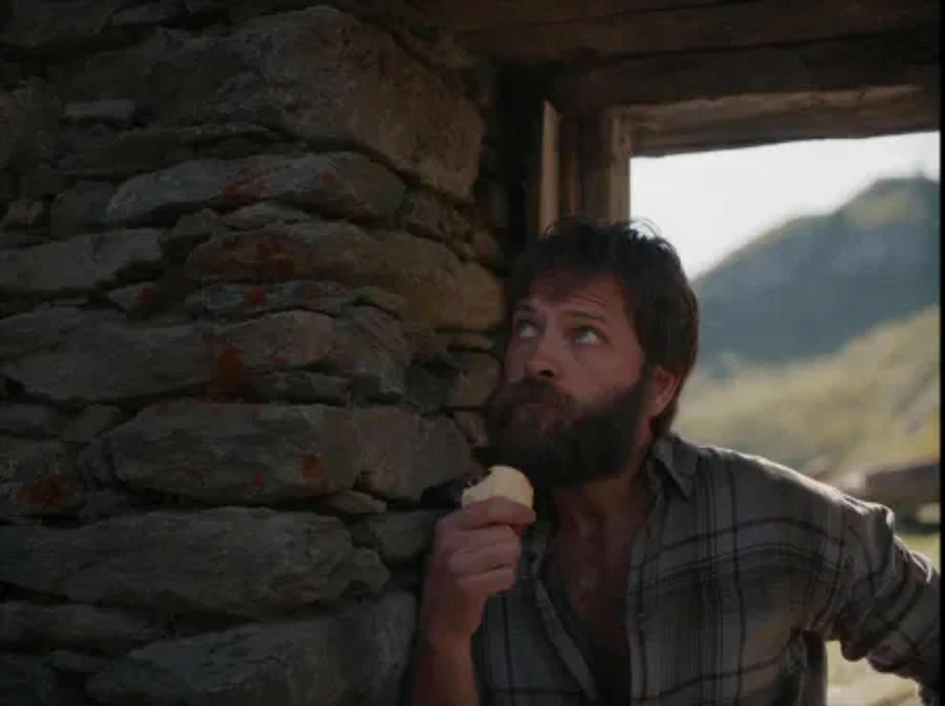 Alessandro Borghi in The Eight Mountains (2022)