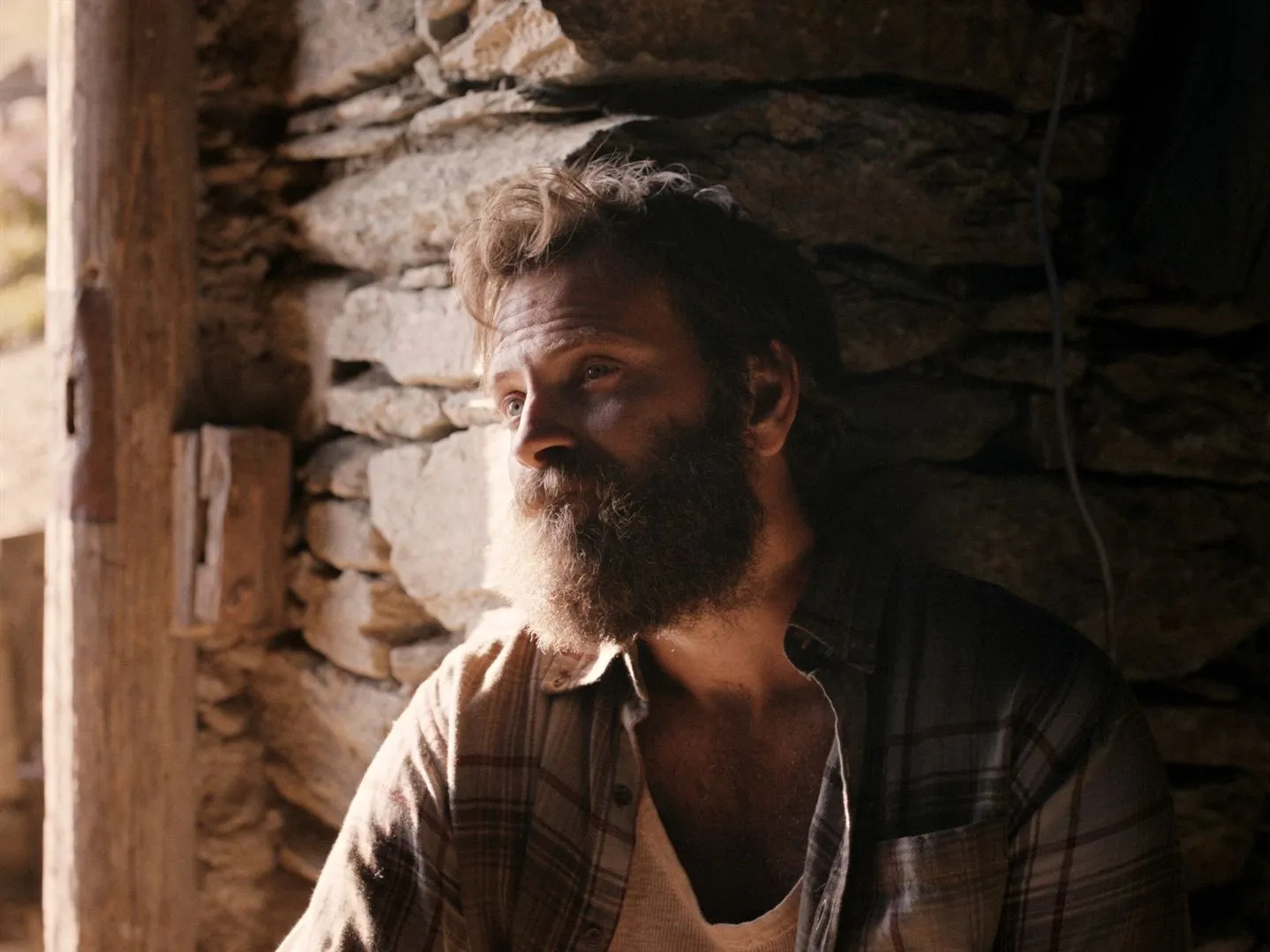 Alessandro Borghi in The Eight Mountains (2022)