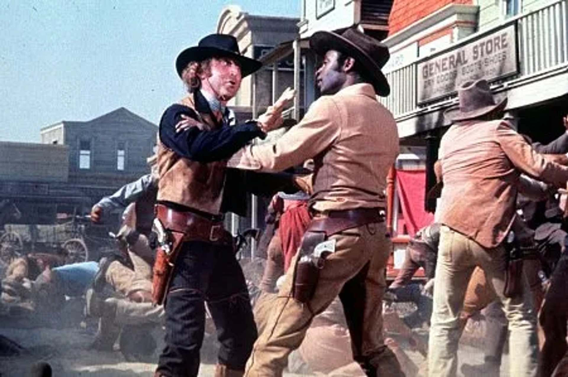 "Blazing Saddles" Gene Wilder, Cleavon Little 1974 Warner