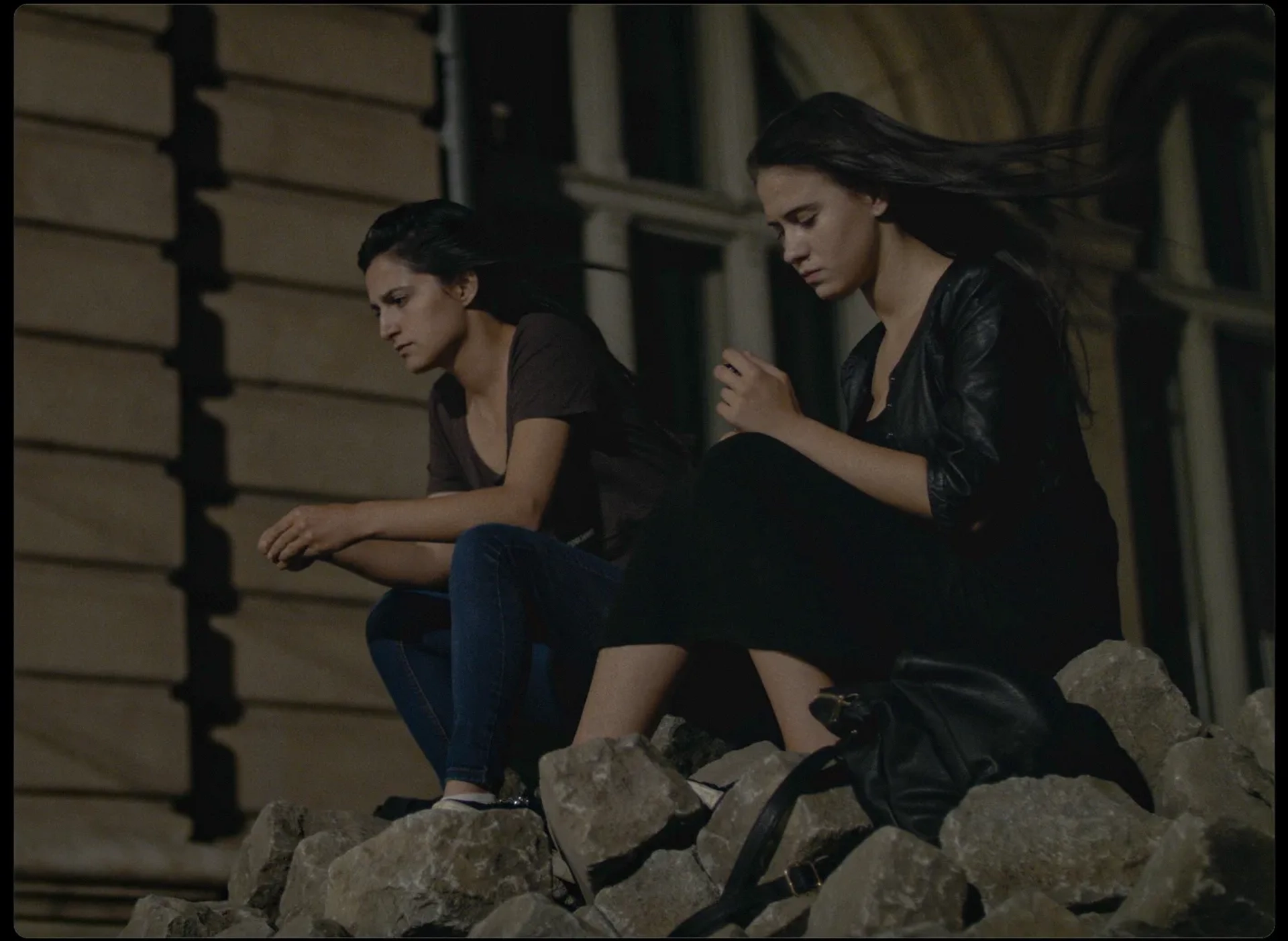 Maria Bakalova and Ralitsa Stoyanova in Women Do Cry (2021)