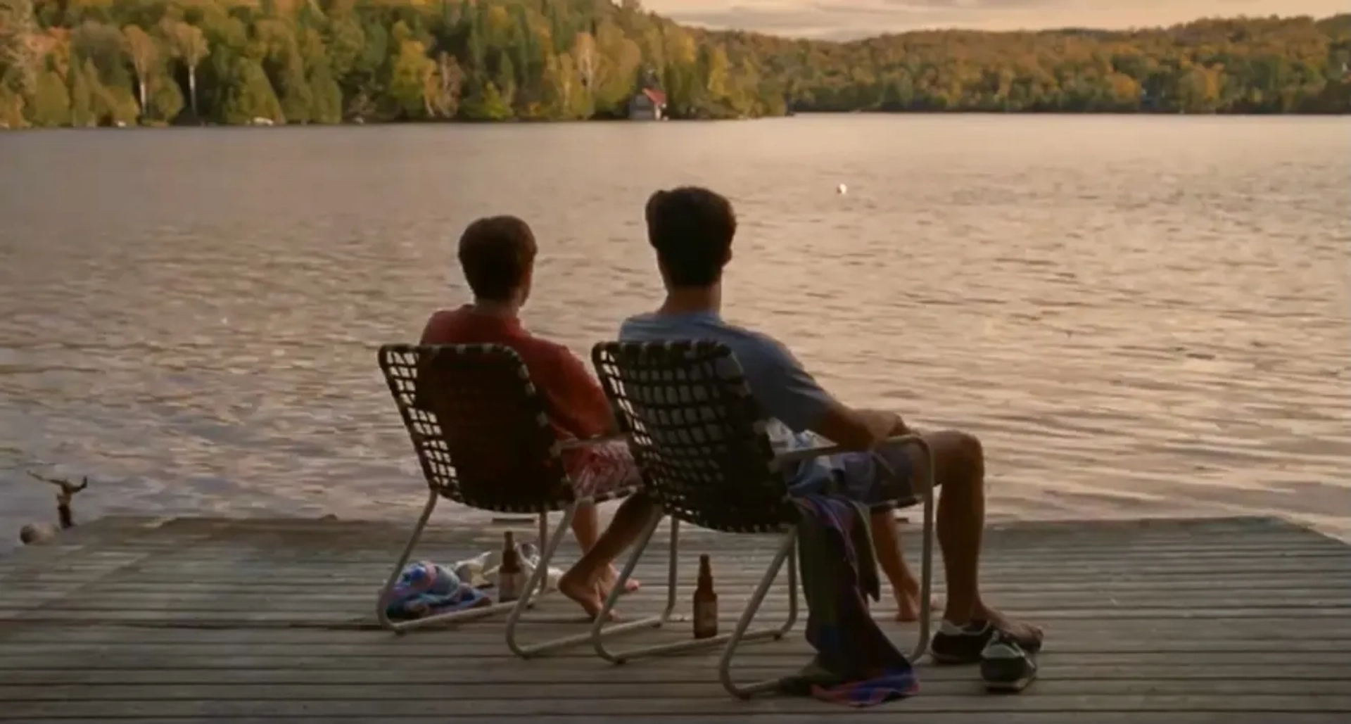 Xavier Dolan and Gabriel D'Almeida Freitas in Matthias & Maxime (2019)