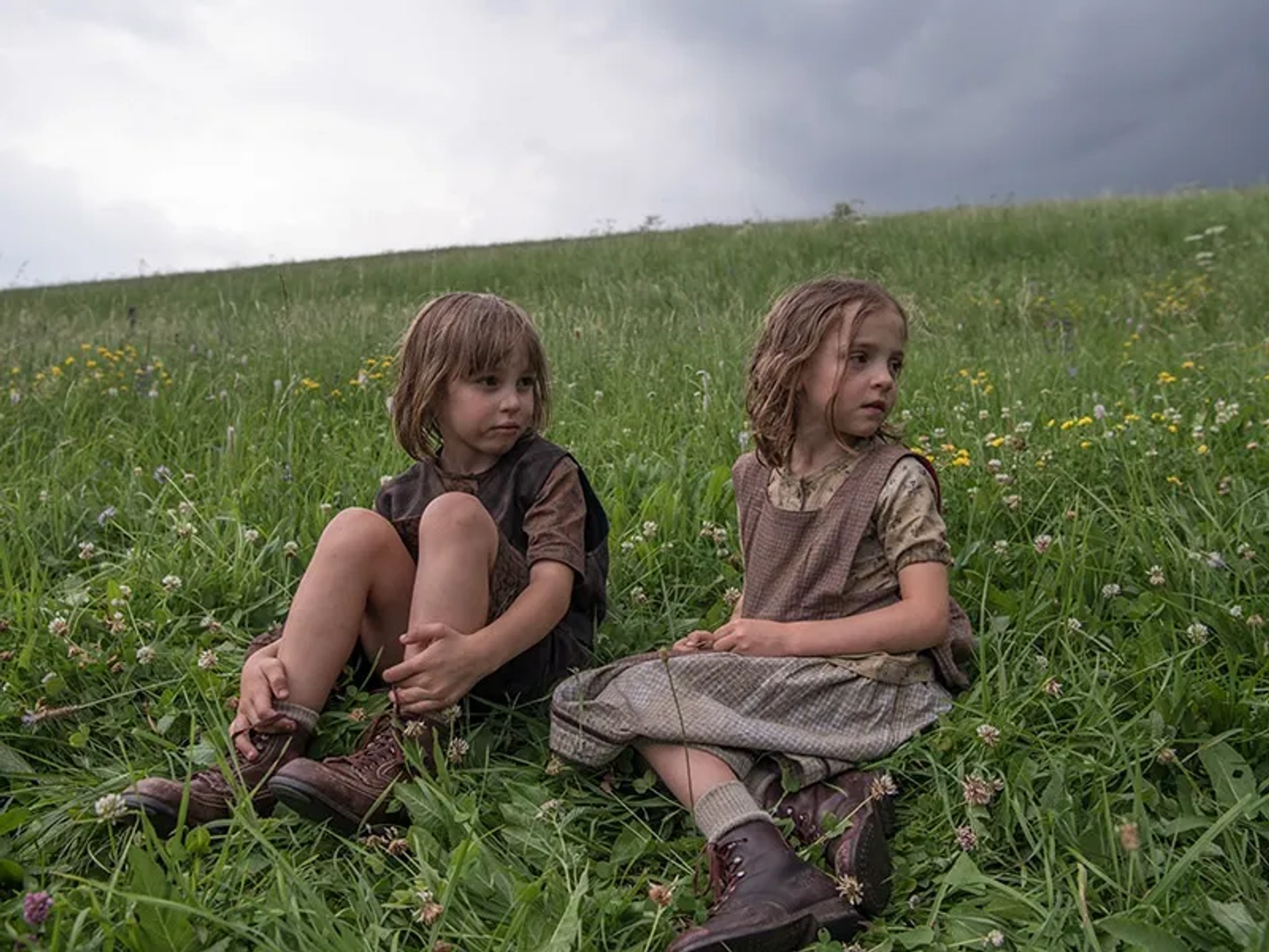 The Jägerstätter Girls in A Hidden Life, by Terrence Malick