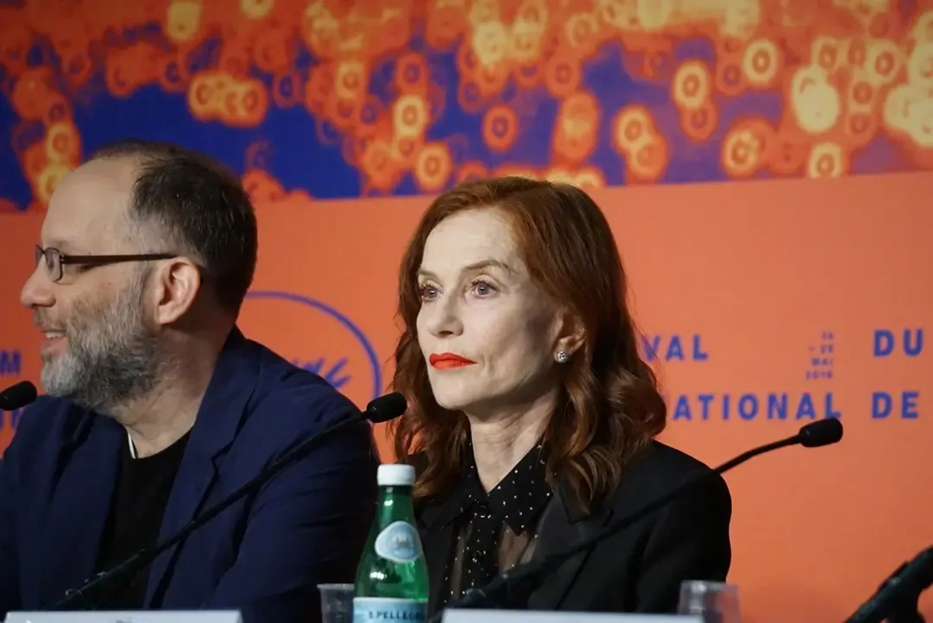 Isabelle Huppert and Ira Sachs at an event for Frankie (2019)