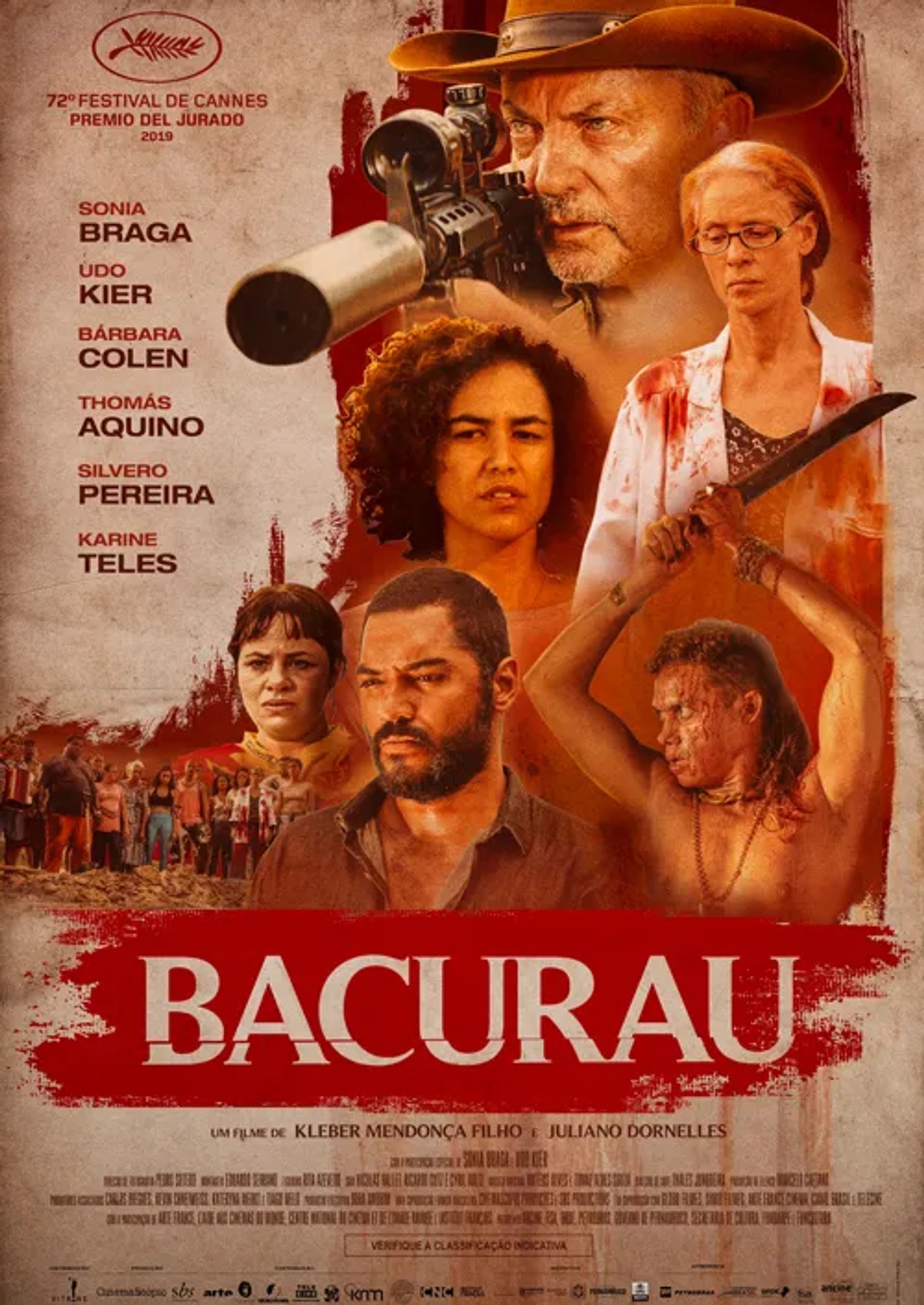 Sonia Braga, Udo Kier, and Bárbara Colen in Bacurau (2019)