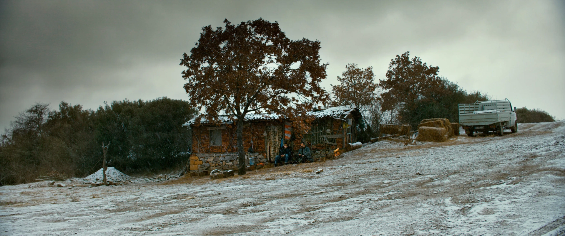 Murat Cemcir and Dogu Demirkol in The Wild Pear Tree (2018)