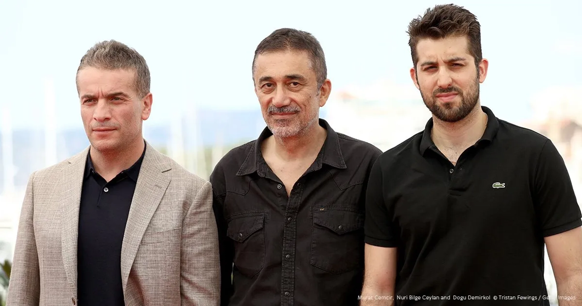 Nuri Bilge Ceylan, Murat Cemcir, and Dogu Demirkol at an event for The Wild Pear Tree (2018)